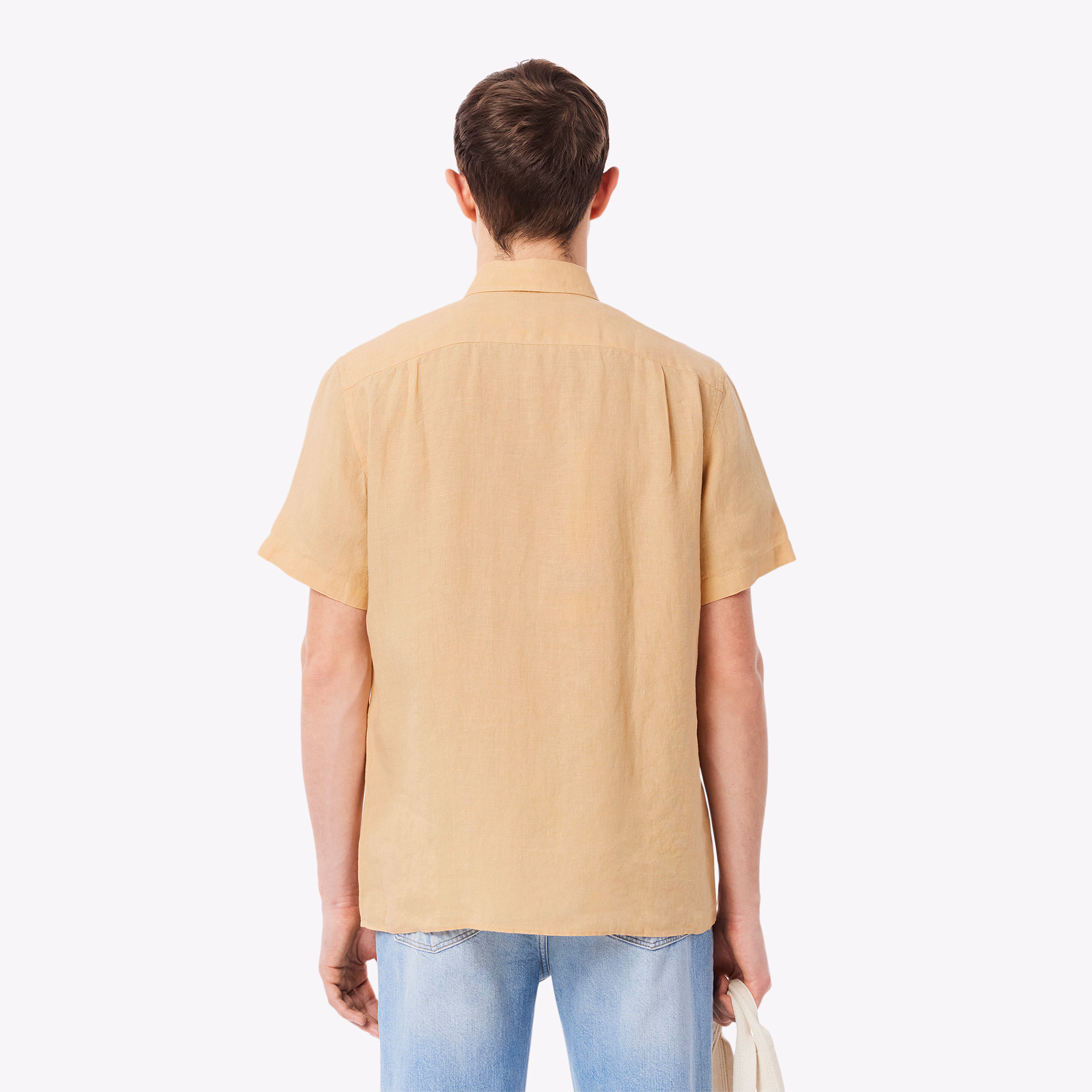 Men's Short Sleeve Linen Shirt