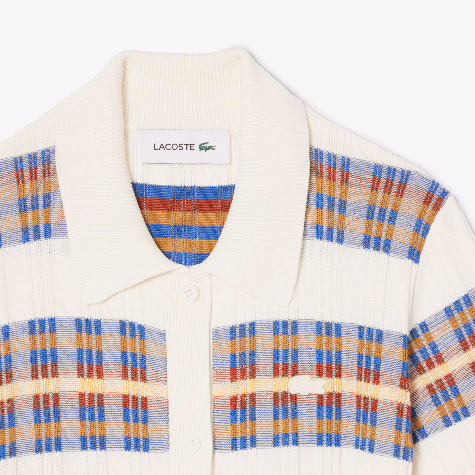 Women's Ribbed Knit Polo Collar Dress