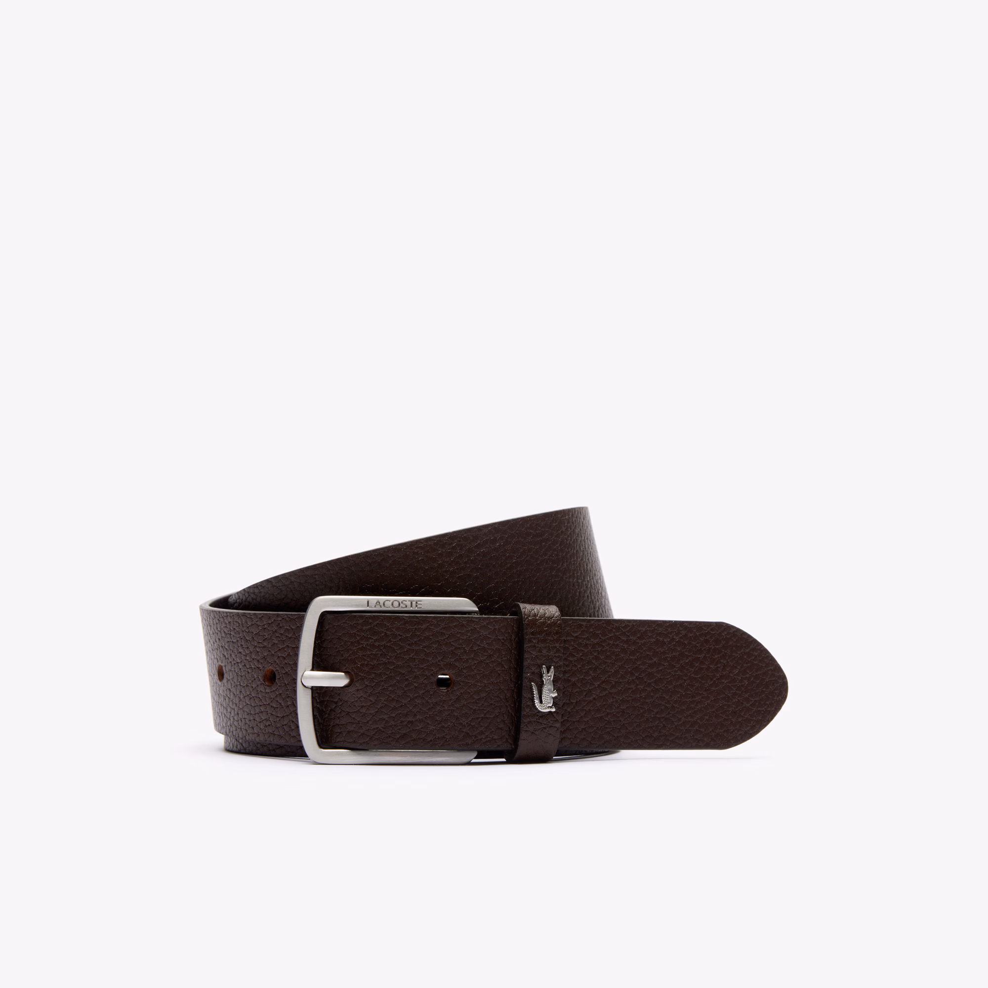 Grained Leather Belt