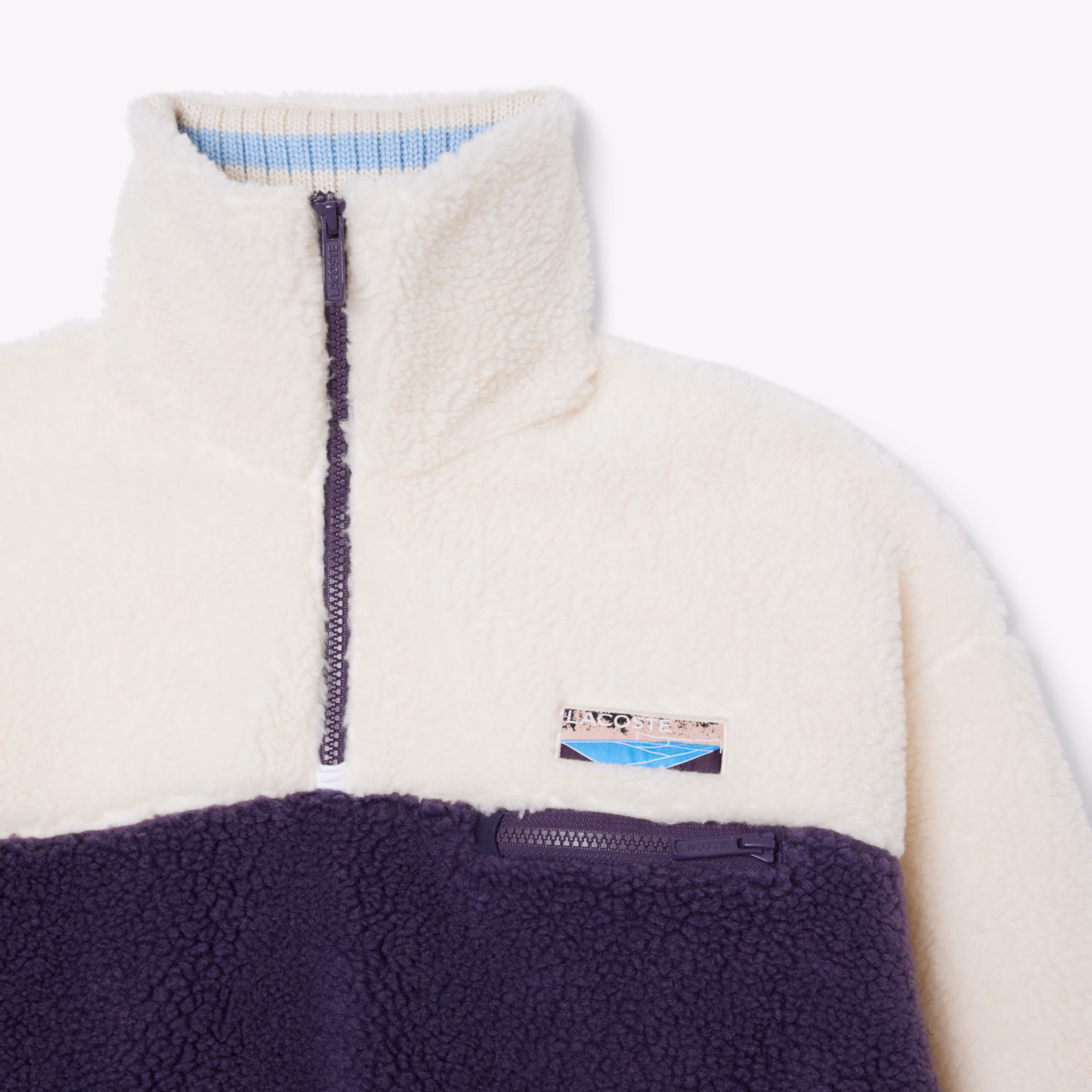 Women's High-Neck Oversized Fleece Sweatshirt