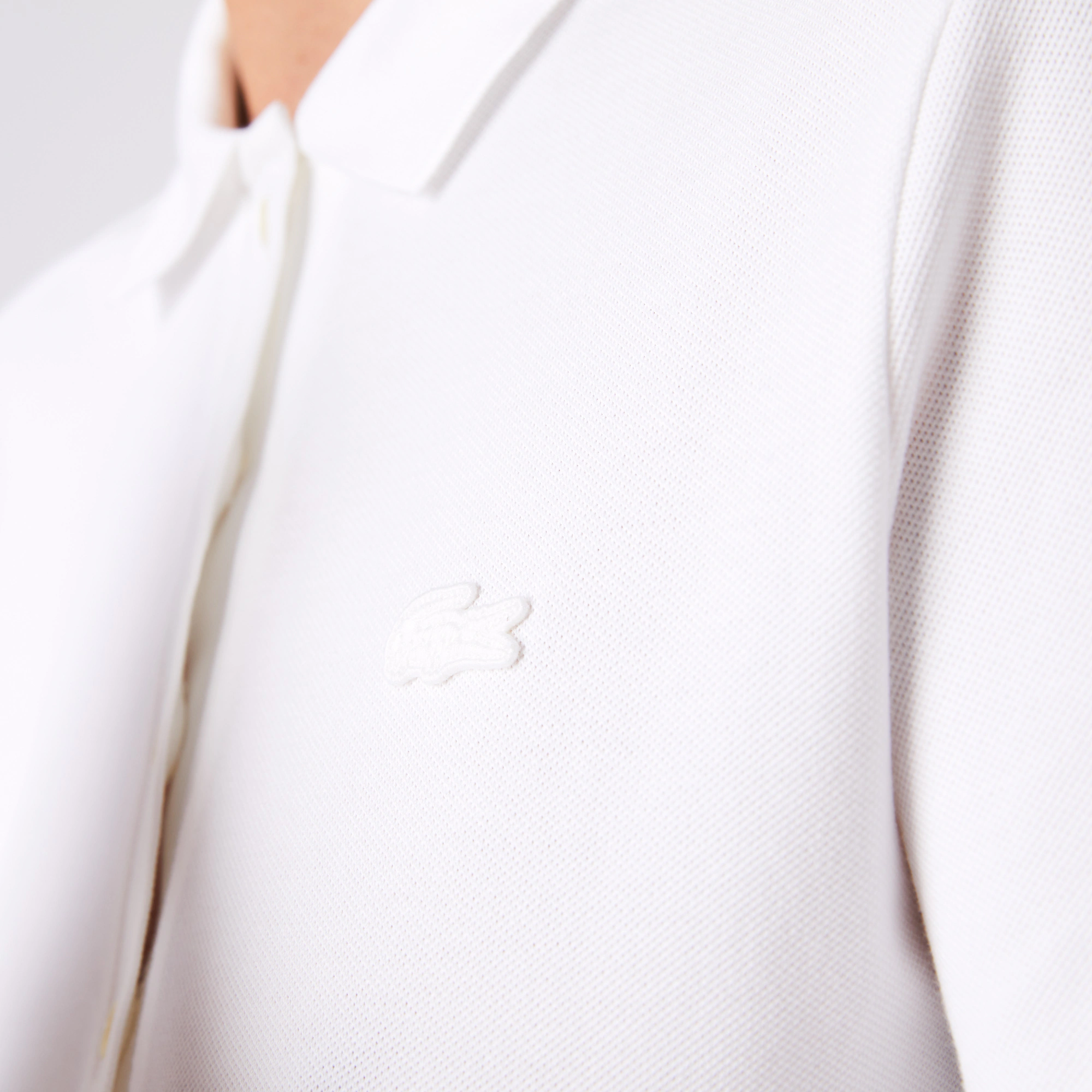 Women's Slim Fit L.12.D Stretch Mini Piqué Polo