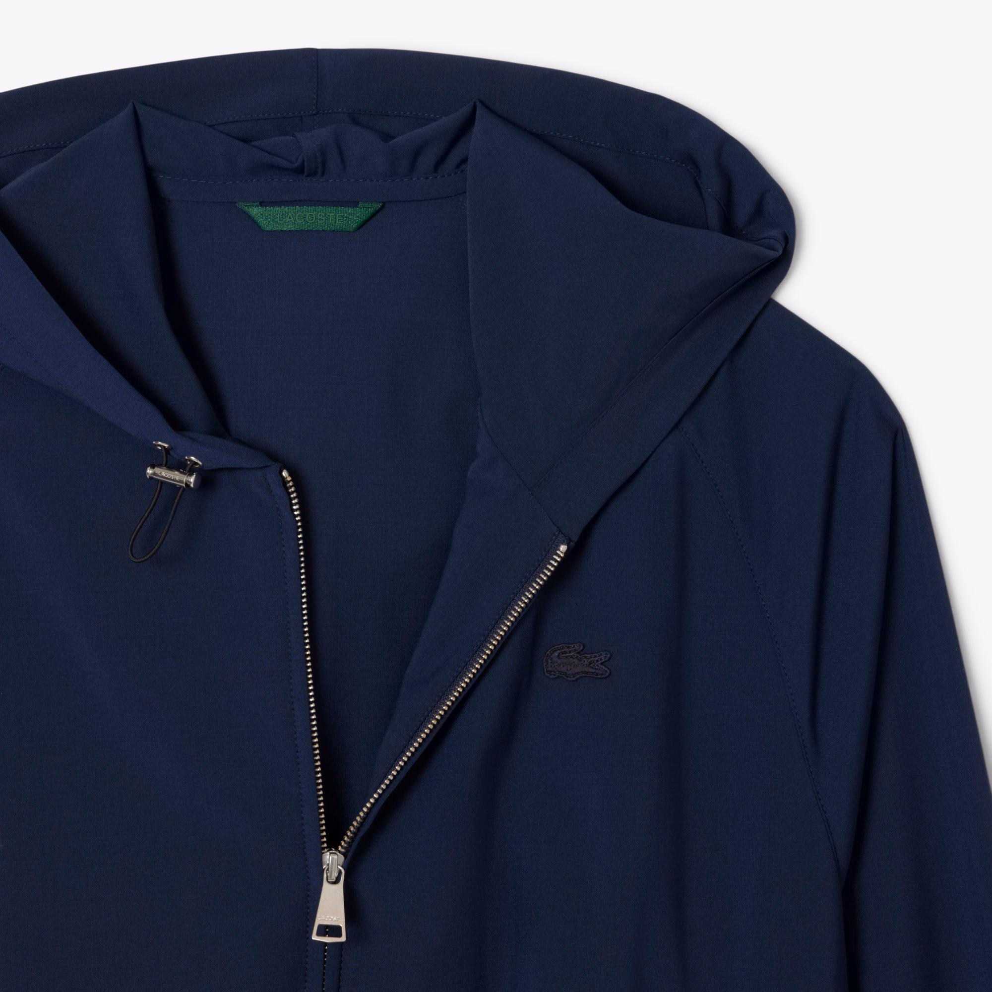 Men's Wool Blend Flannel Hooded Jacket