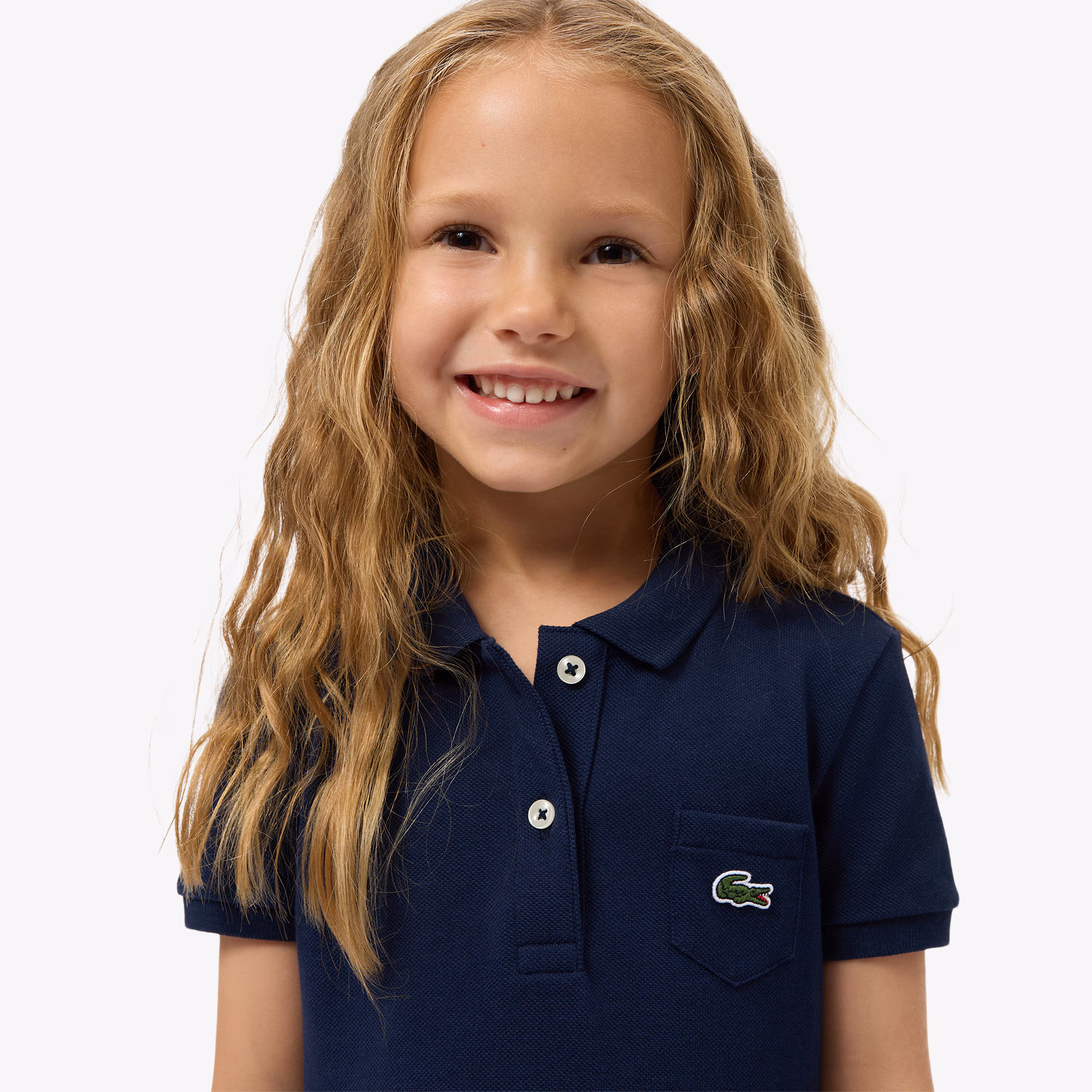 Girls' Piqué Polo Dress