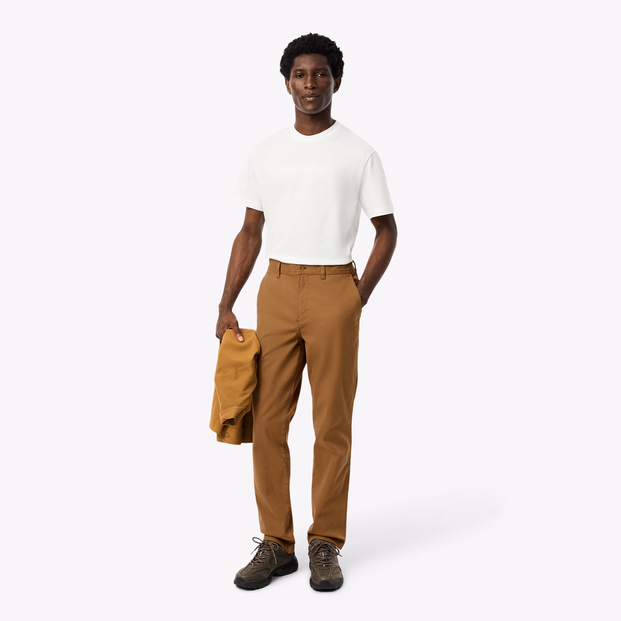 Men's Regular Fit Corduroy Chino Pants