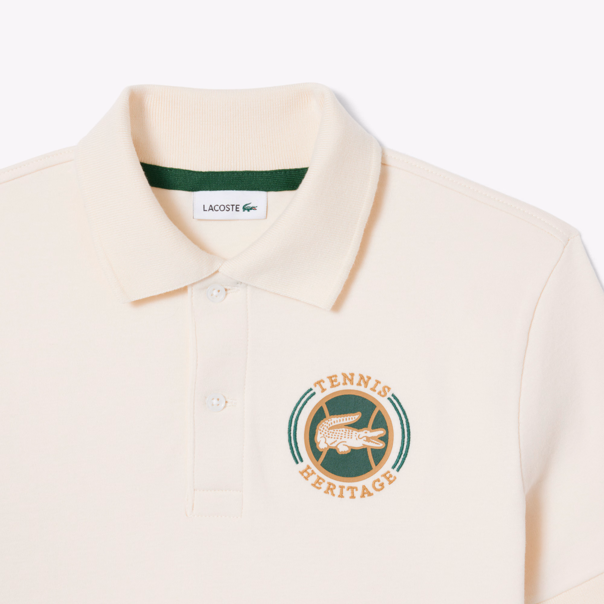 Boys' Lacoste Badge Interlock Polo
