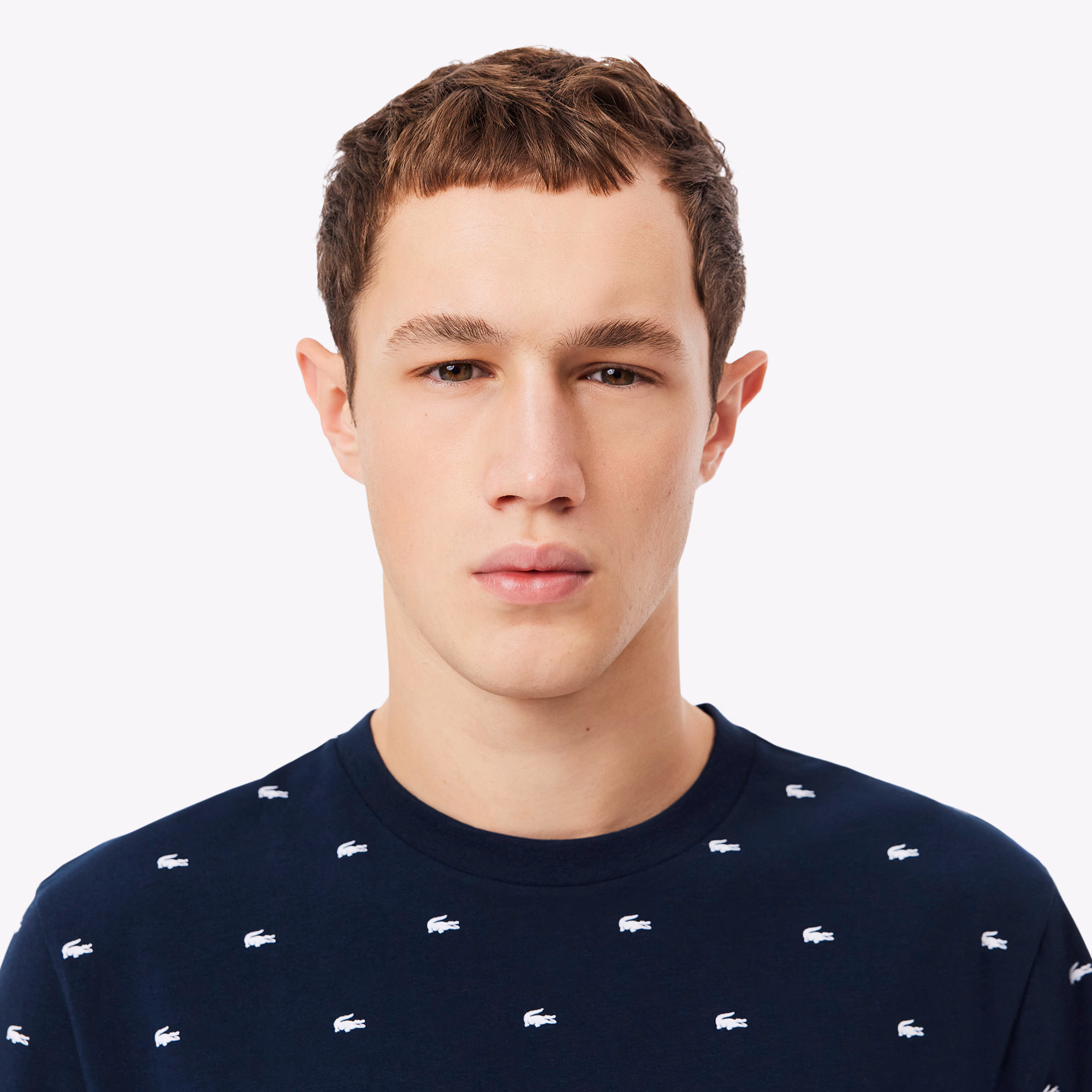 Men's Crocodile Print Pajama Top