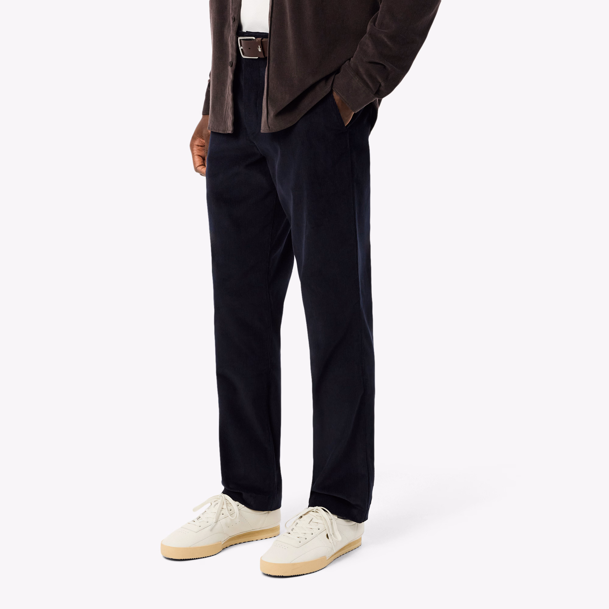 Men's Regular Fit Corduroy Chino Pants