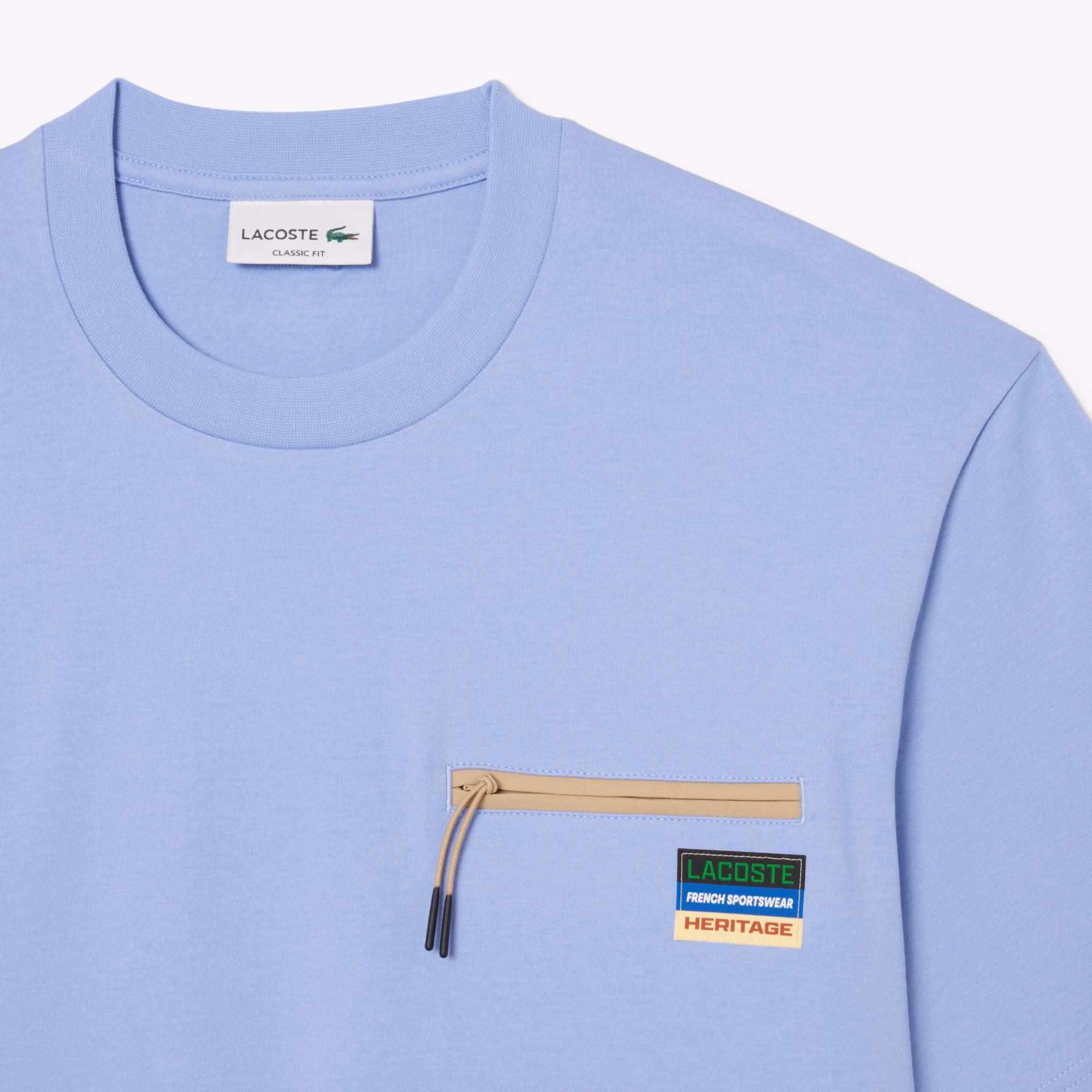 Men's Zipper Pocket Interlock T-Shirt