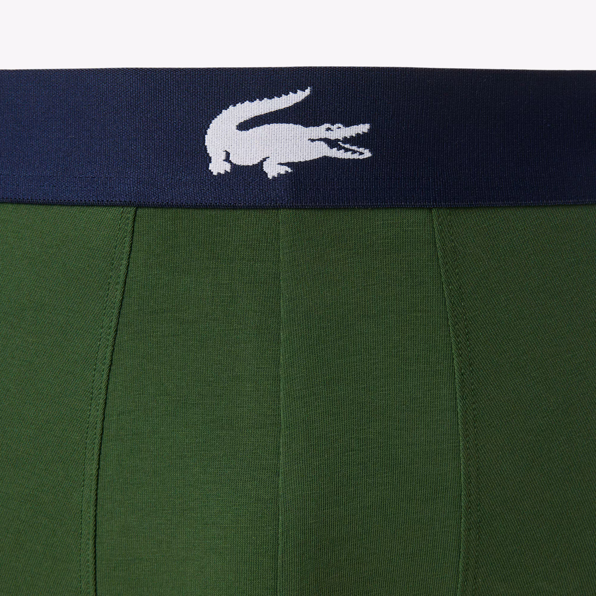 Men's 3-Pack Crocodile Waist Boxer Briefs