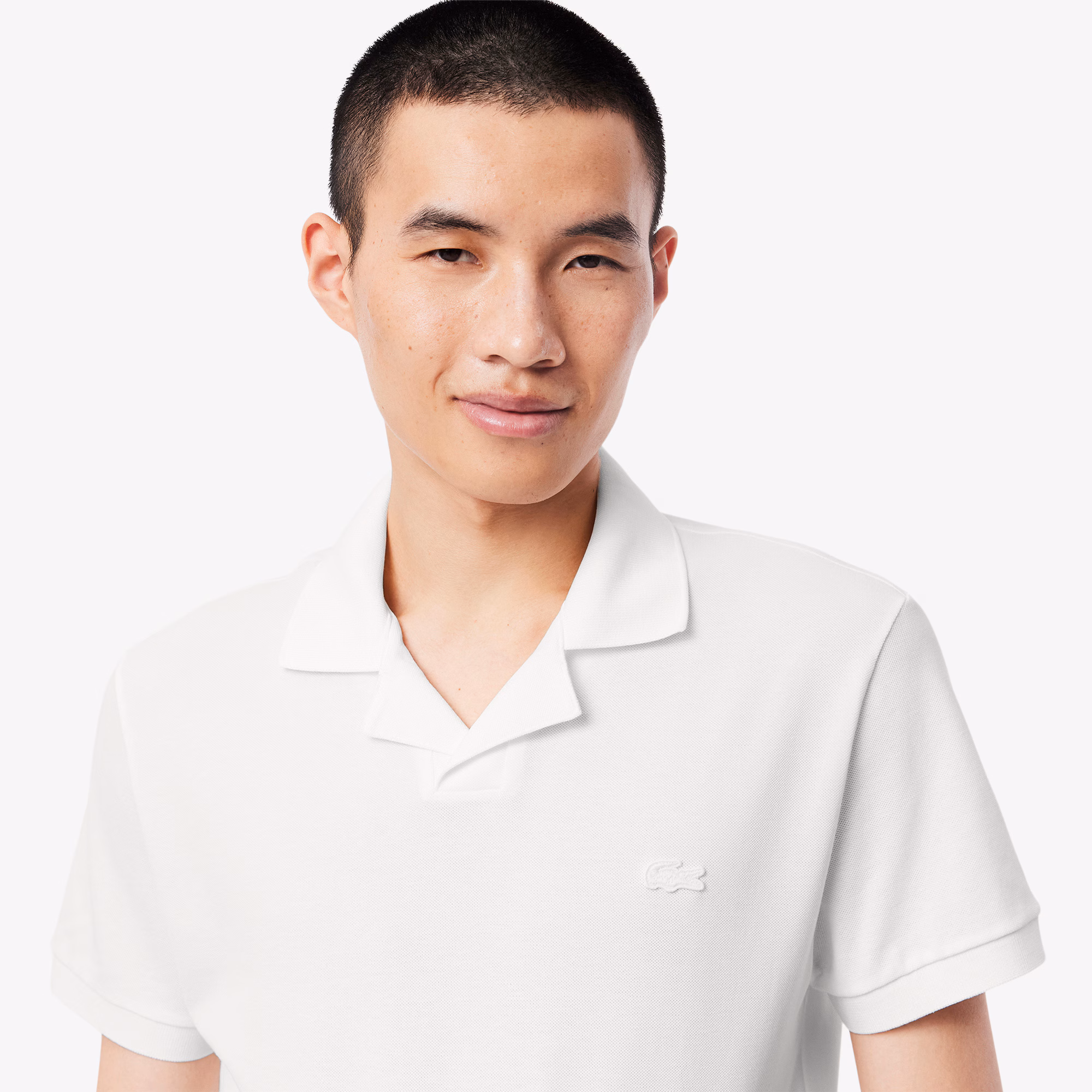Men's Classic Fit Open Neck Paris Polo