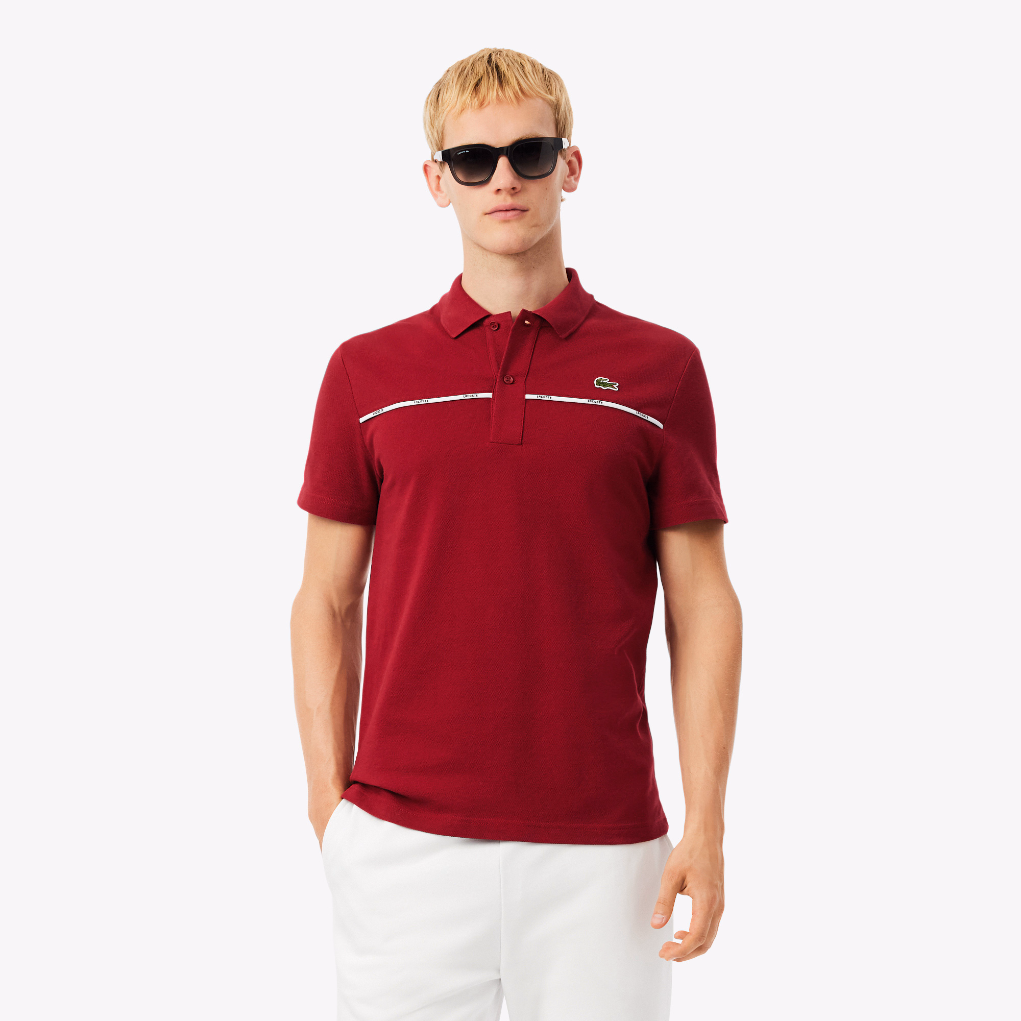 Men's Regular Fit Logo Trim L.12.12 Polo