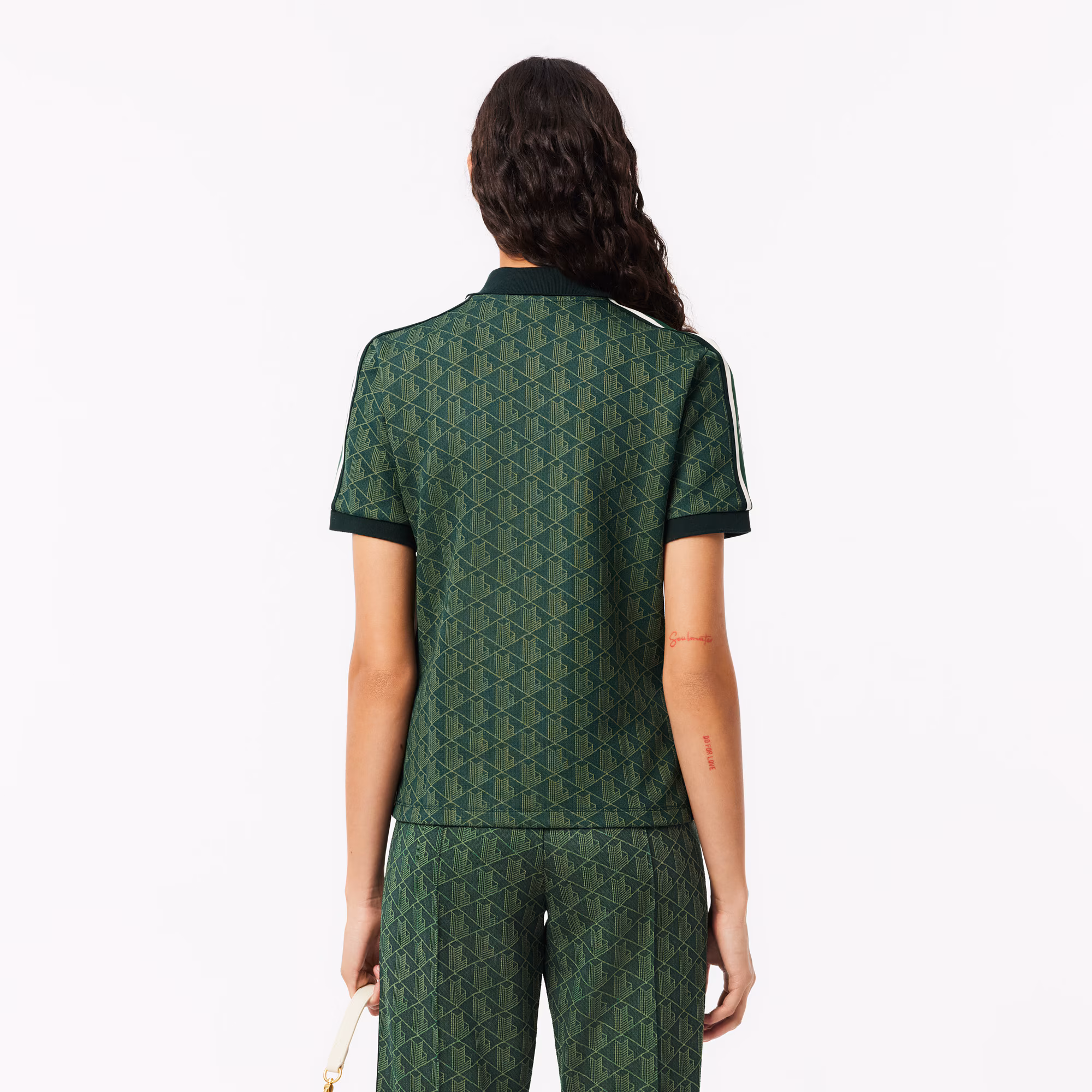 Women's Slim Fit Monogram Polo