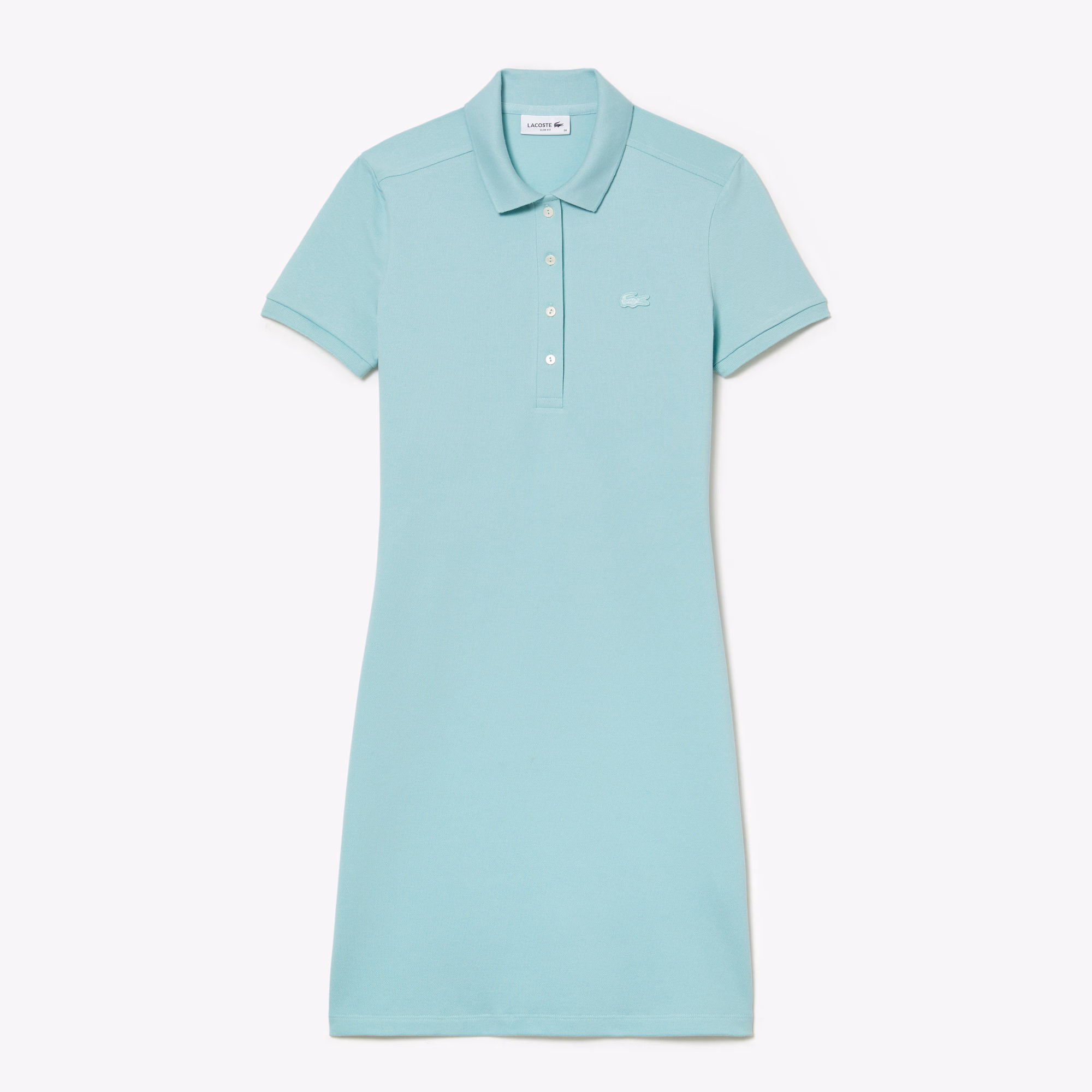 Women's Slim Fit Stretch Mini Piqué Polo Dress