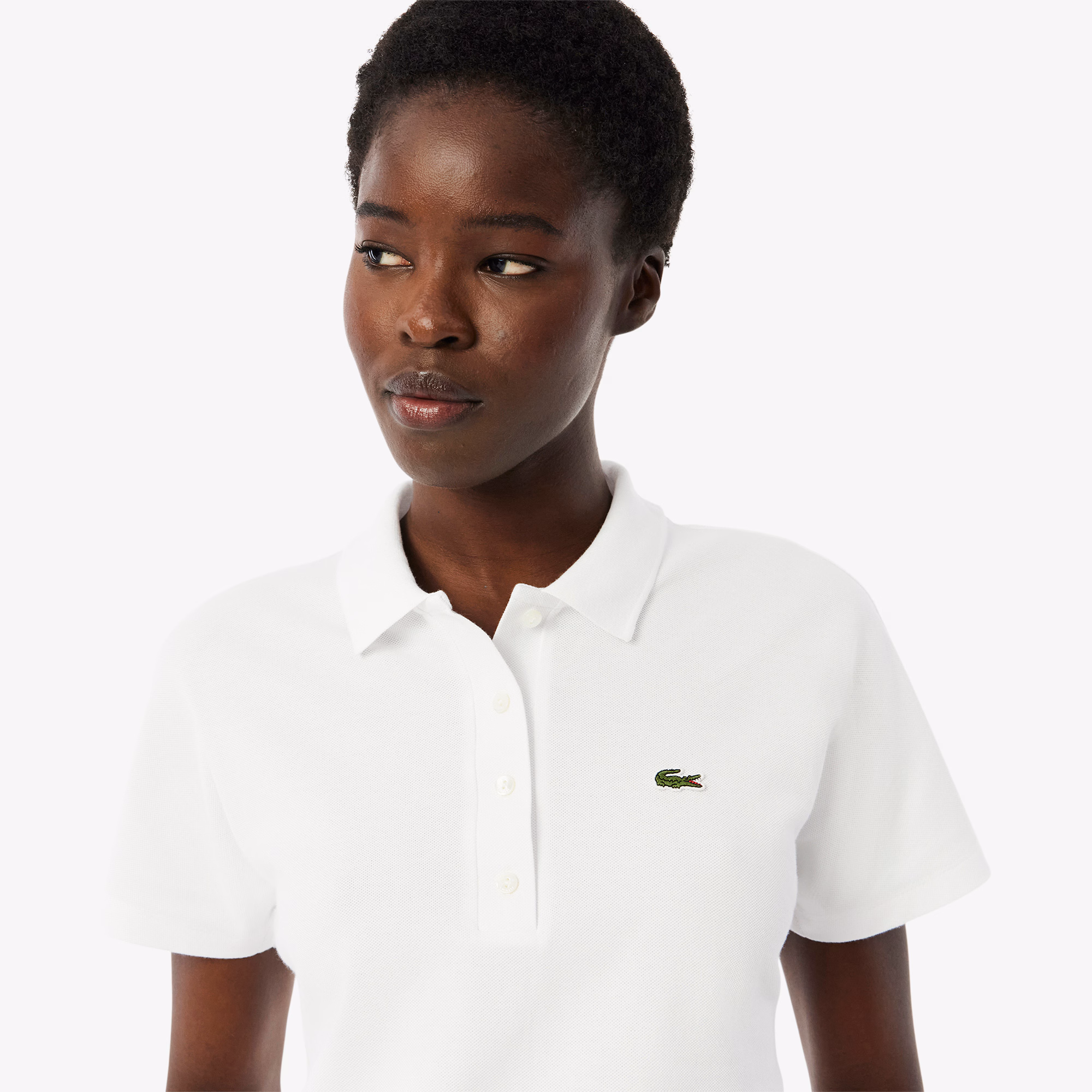 Women's Slim Fit Adjustable Piqué Polo