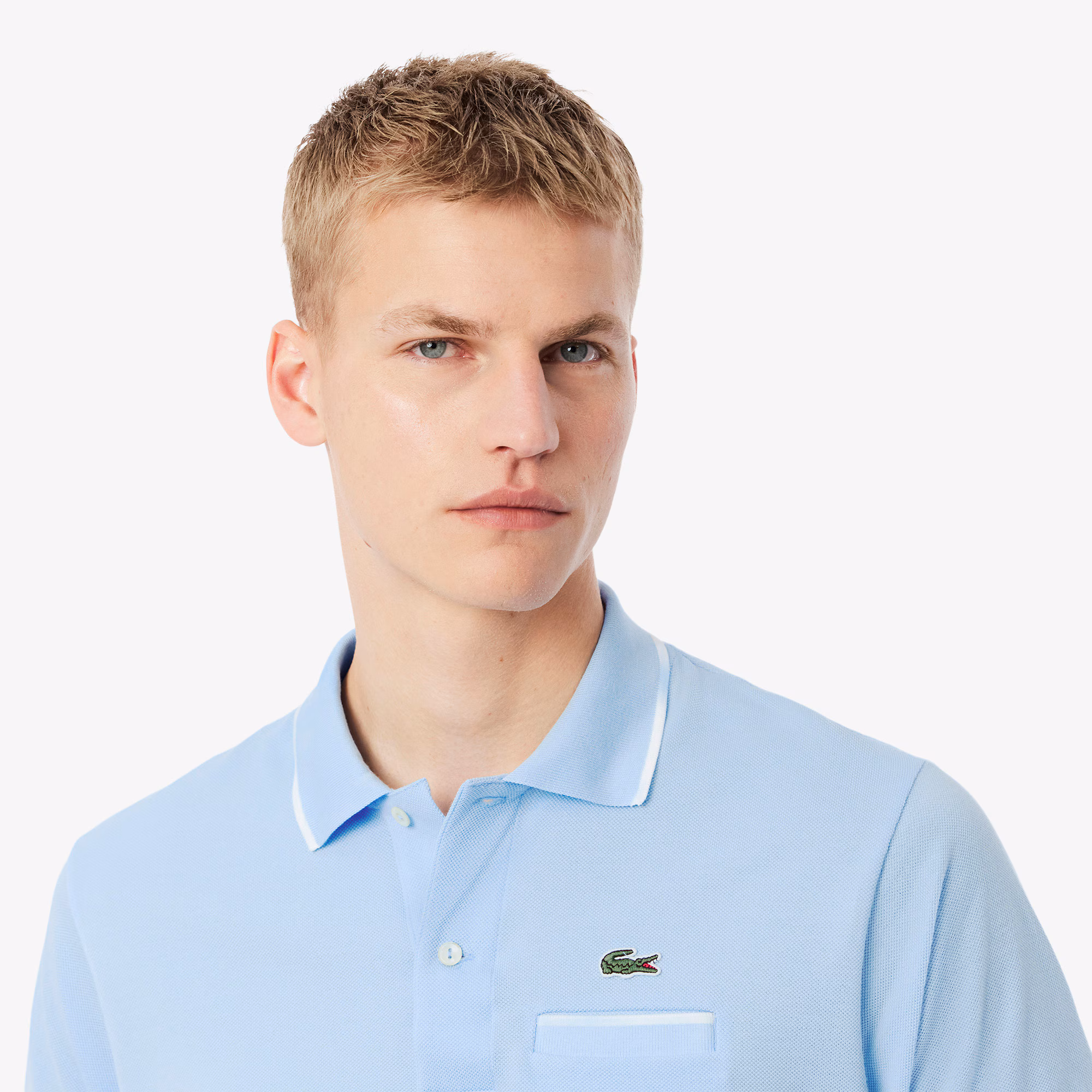 Men's Classic Fit Pocket Accent L.12.12 Polo