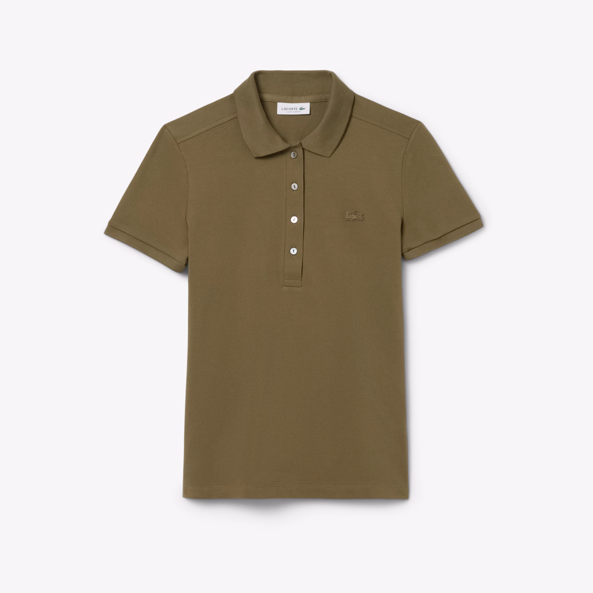 Women's L.12.D Slim Fit Stretch Mini Piqué Polo