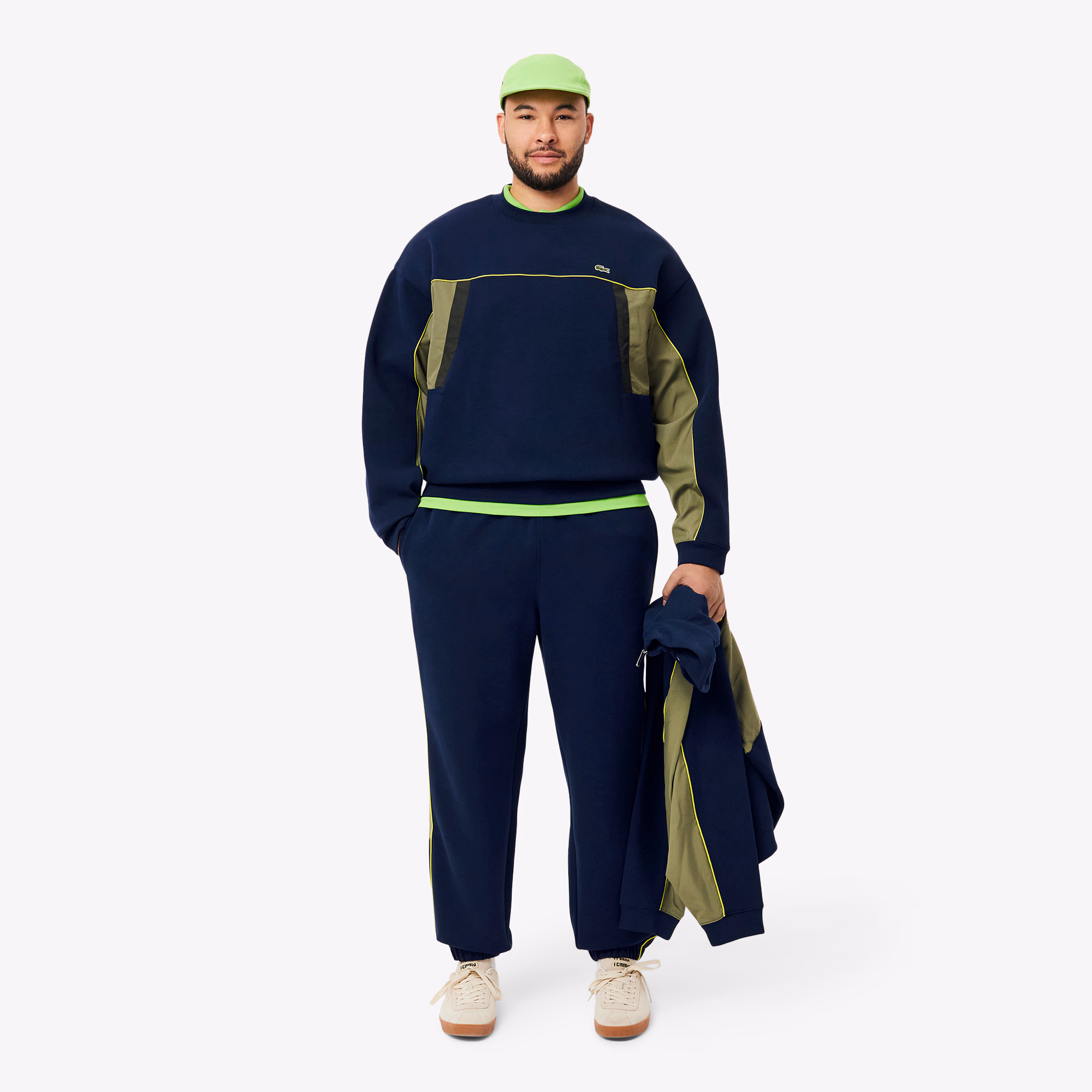 Men's Regular Fit Piqué Sweatpants