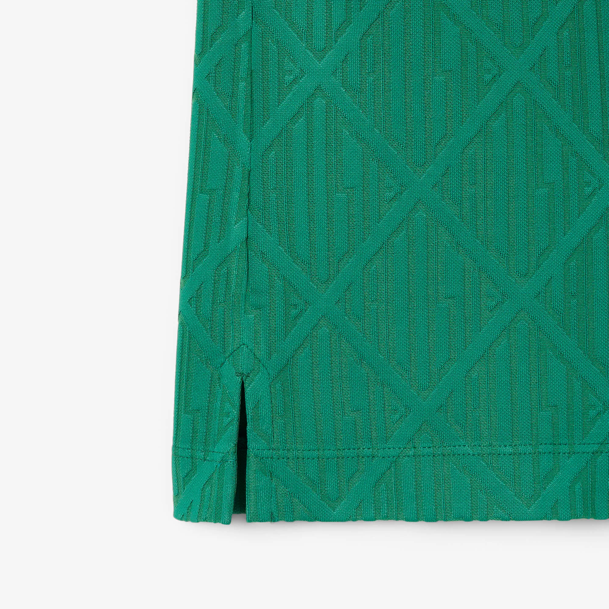 Women's Runway Slim Fit Monogram Jacquard Polo