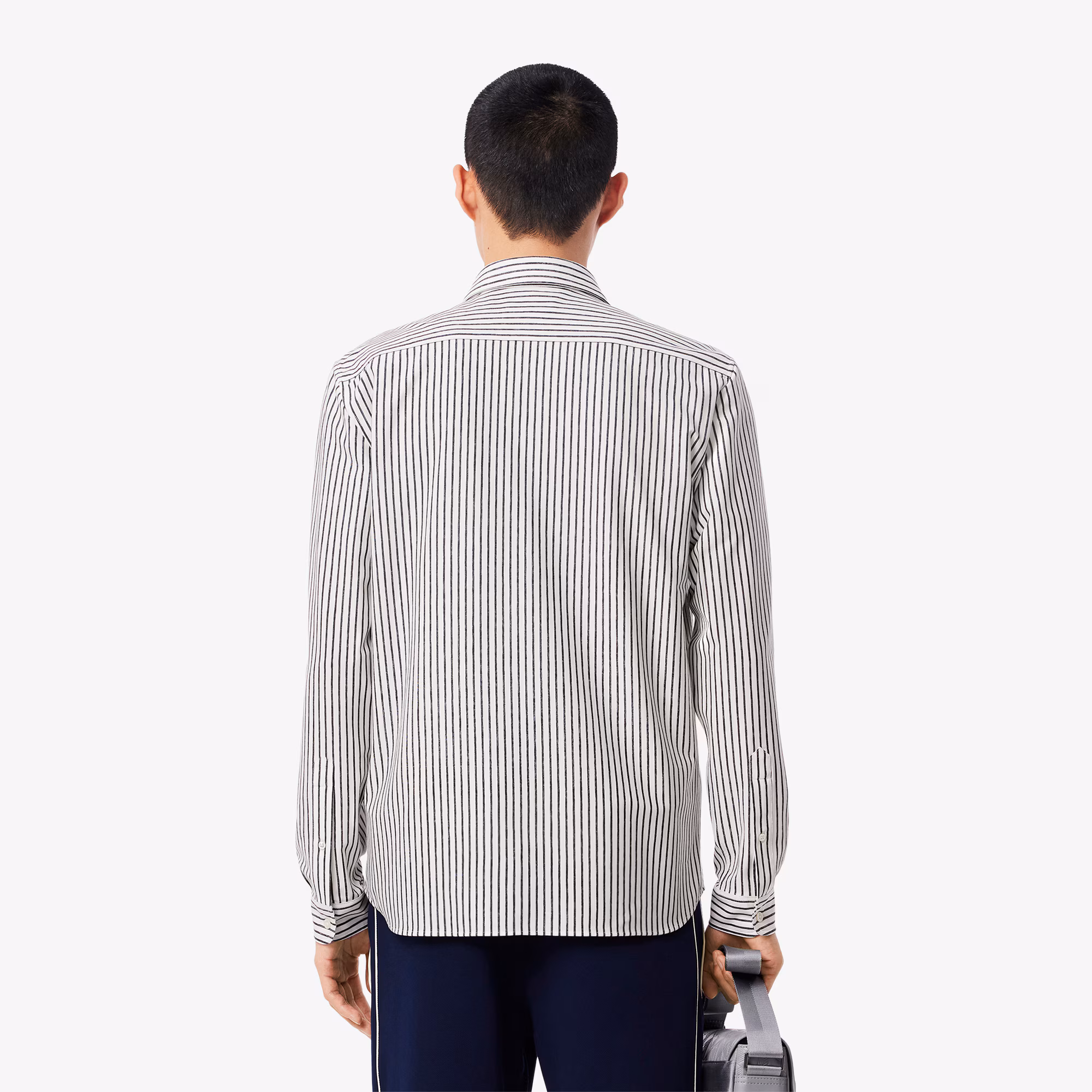 Men's Regular Fit Striped Cotton Shirt