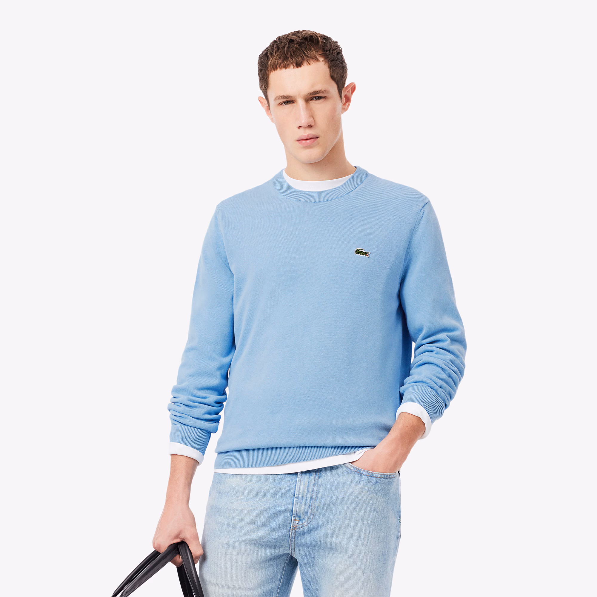 Men's Crew Neck Cotton Sweater