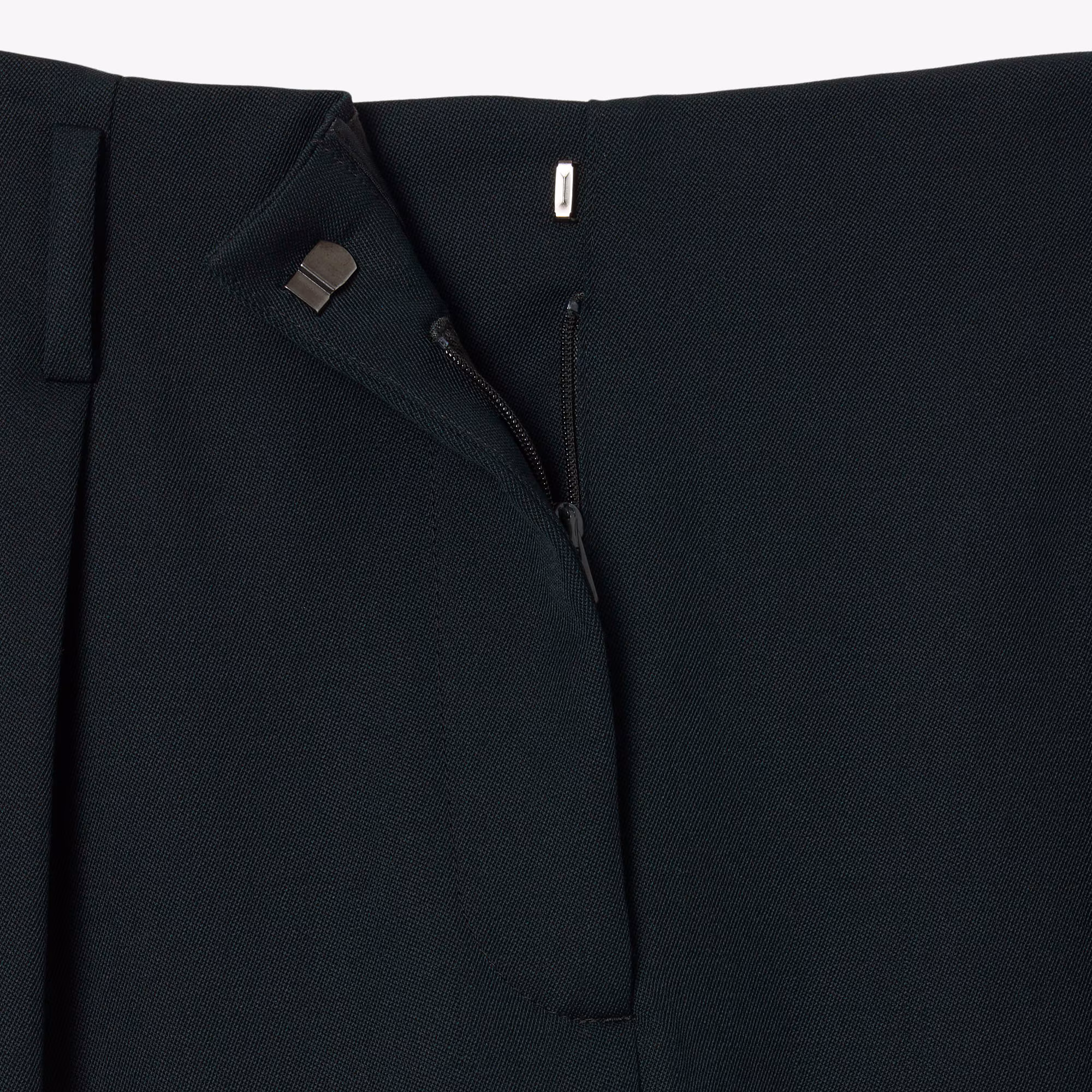 Runway Straight Fit Tailored Wool Pants