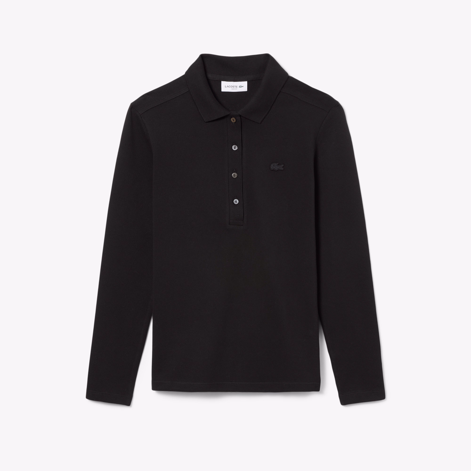 Women's Slim Fit L.12.D Stretch Mini Piqué Polo