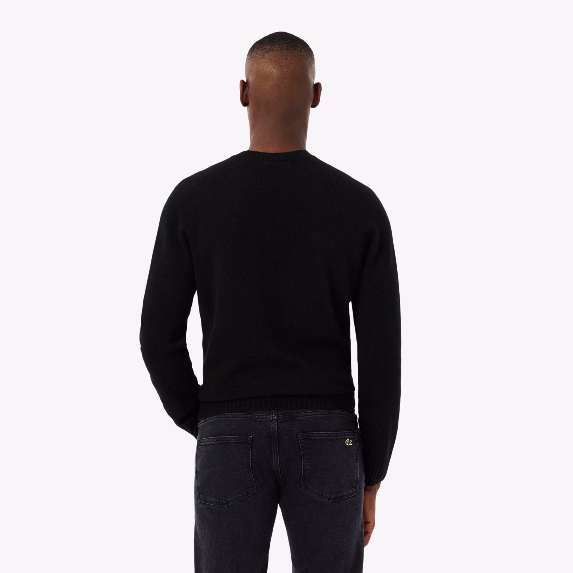 Men's 3D Knit Cashmere Crew Neck Sweater