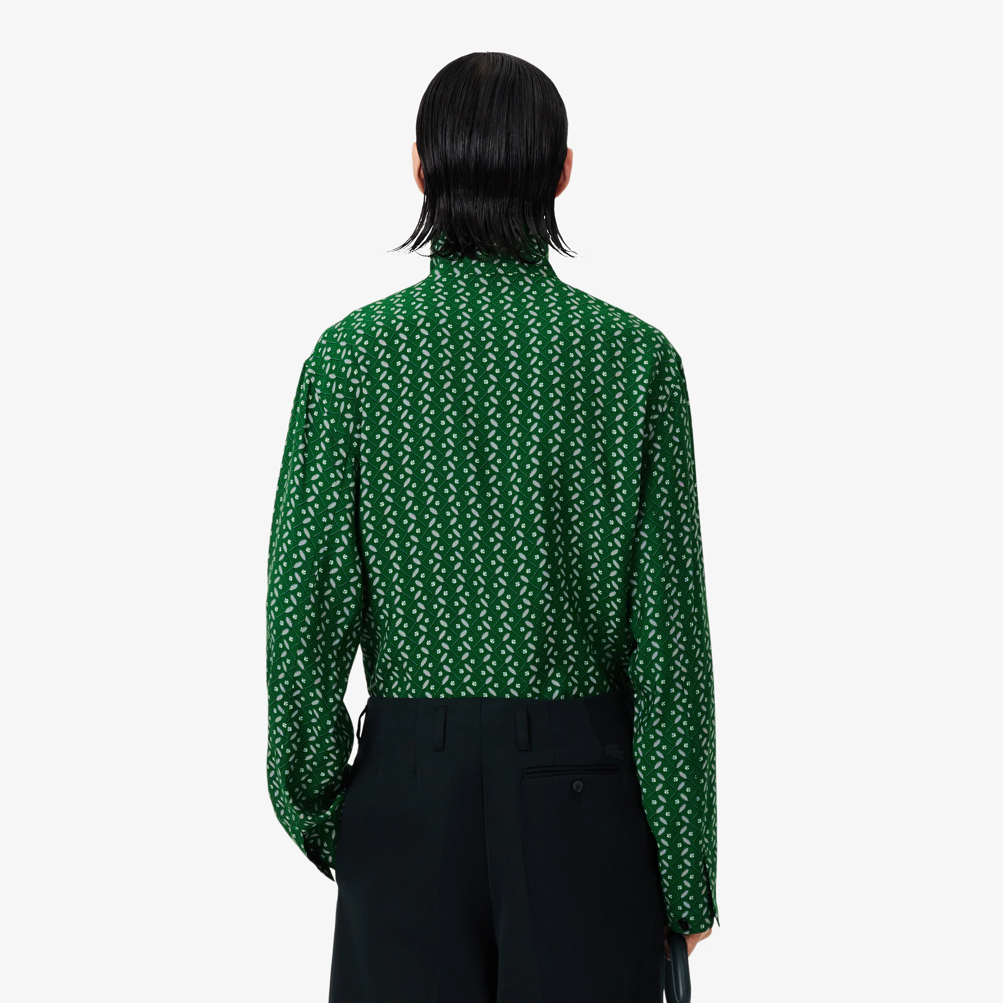 Runway Regular Fit Printed Satin Shirt