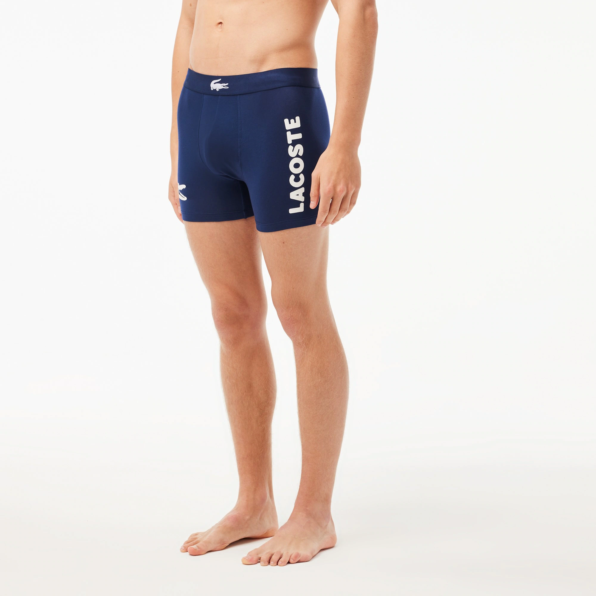 Men's 3-Pack Crocodile Waist Boxer Briefs