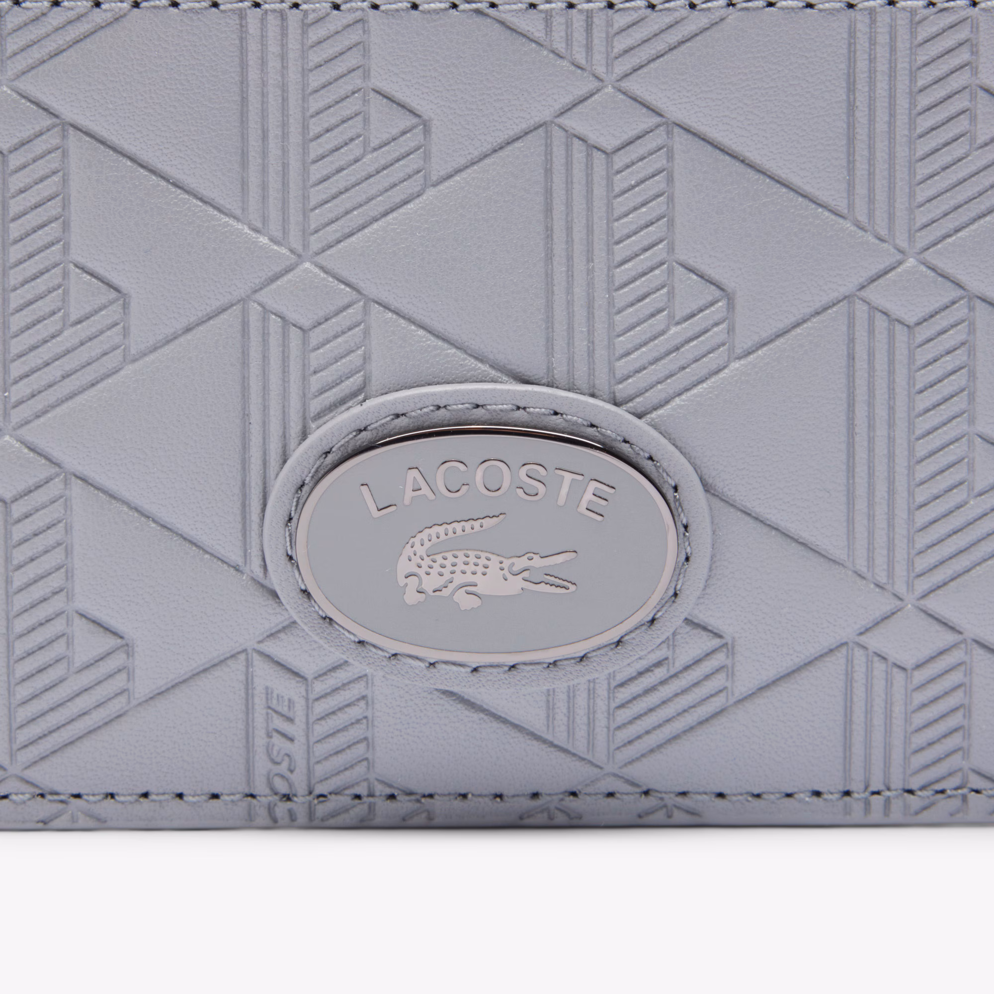 Monogram Leather Zip Card Holder