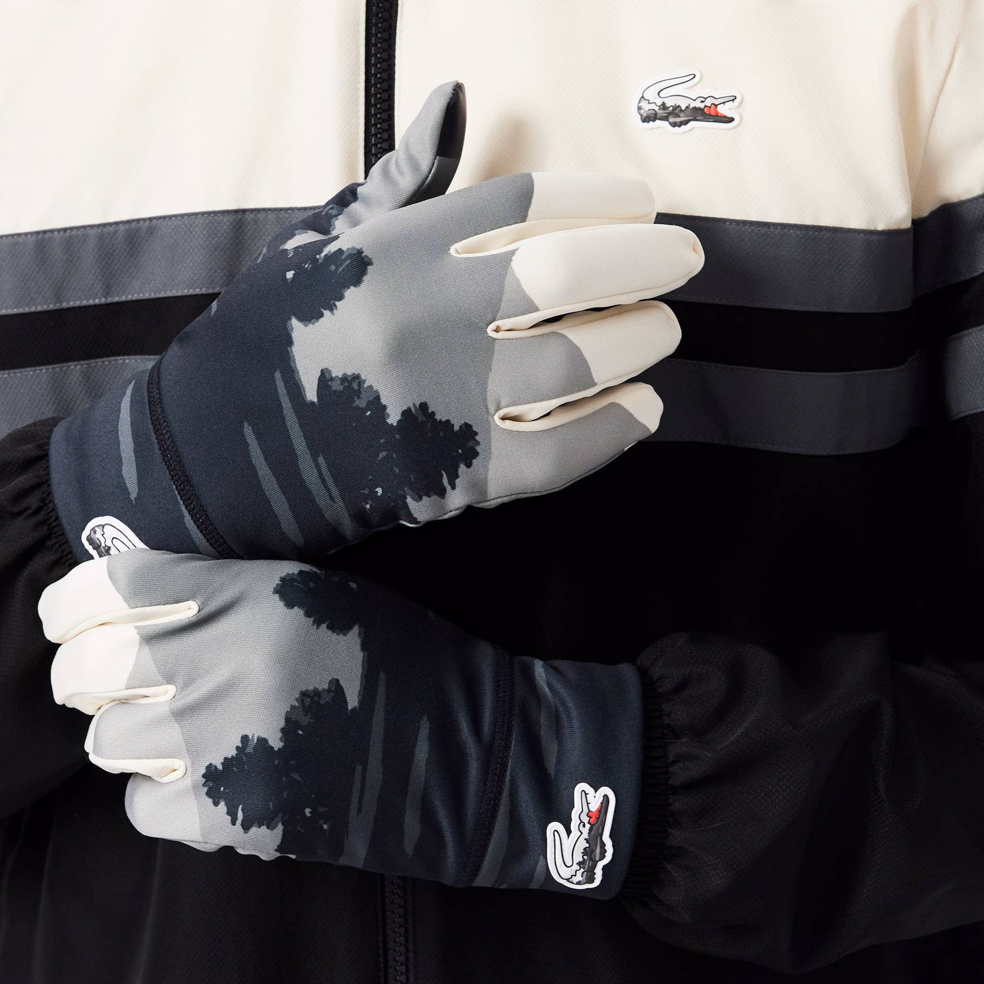 Men's Landscape Print Sport Gloves