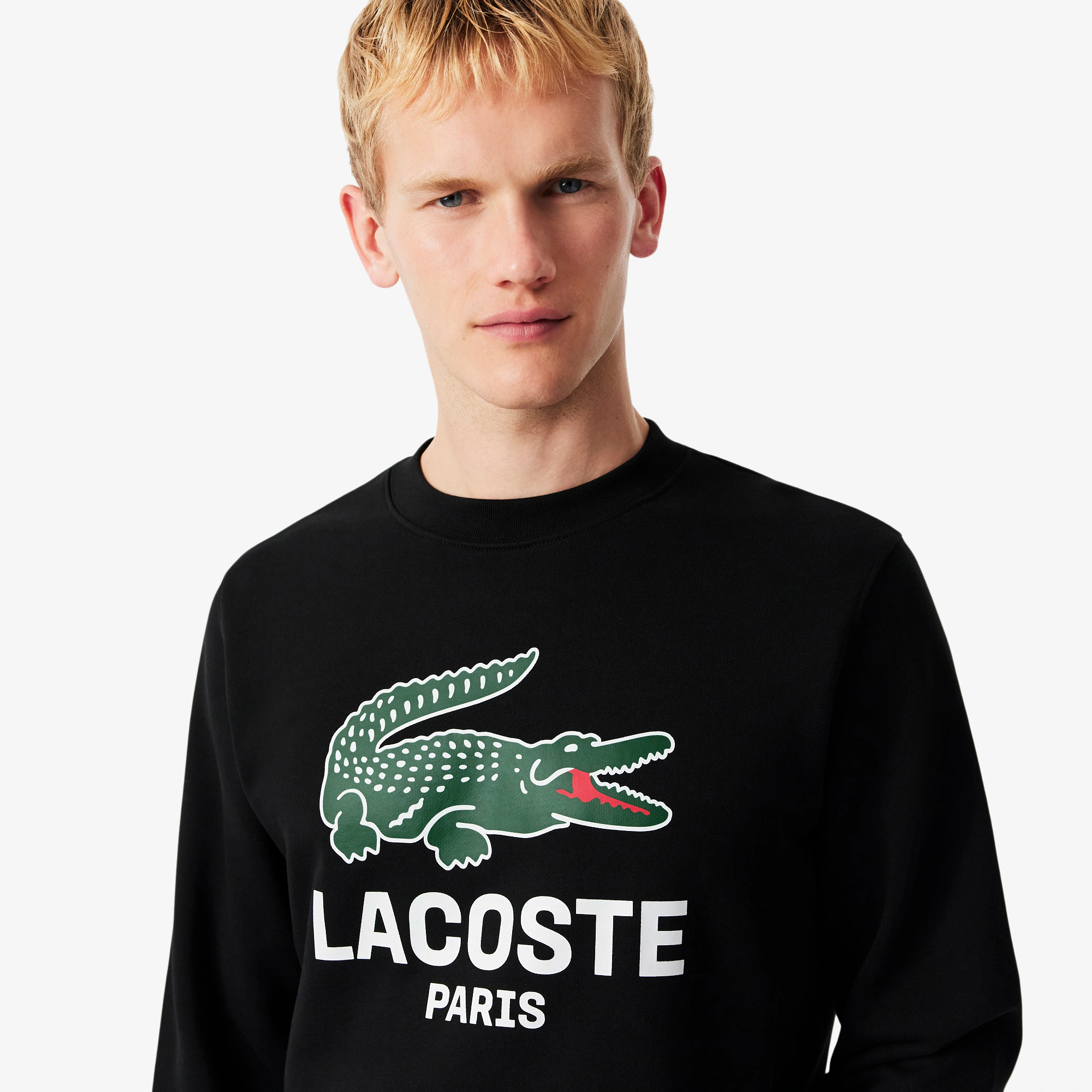 Men's Classic Fit Printed Crew Neck Sweatshirt