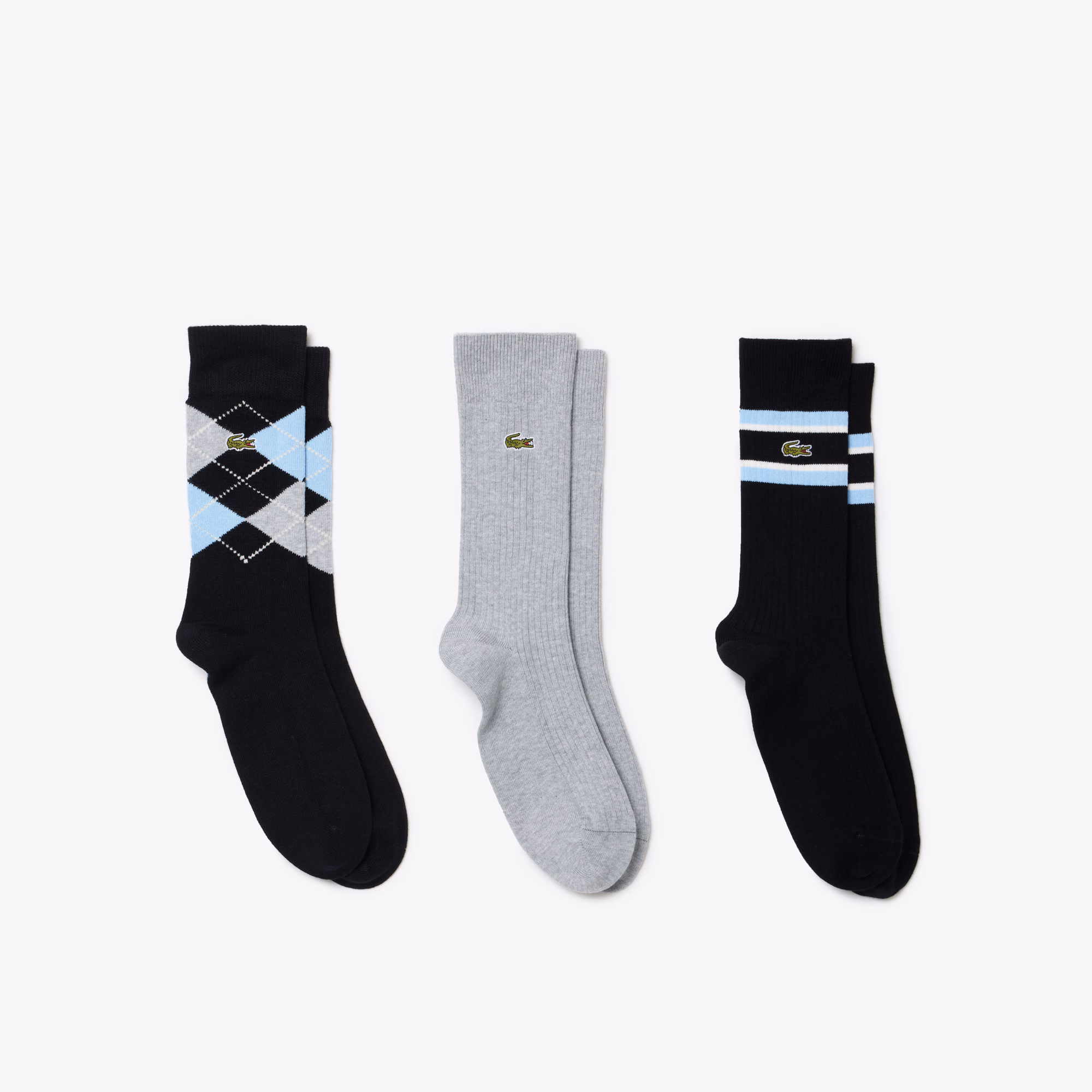 Unisex 3-Pack Cotton Socks Gift Set