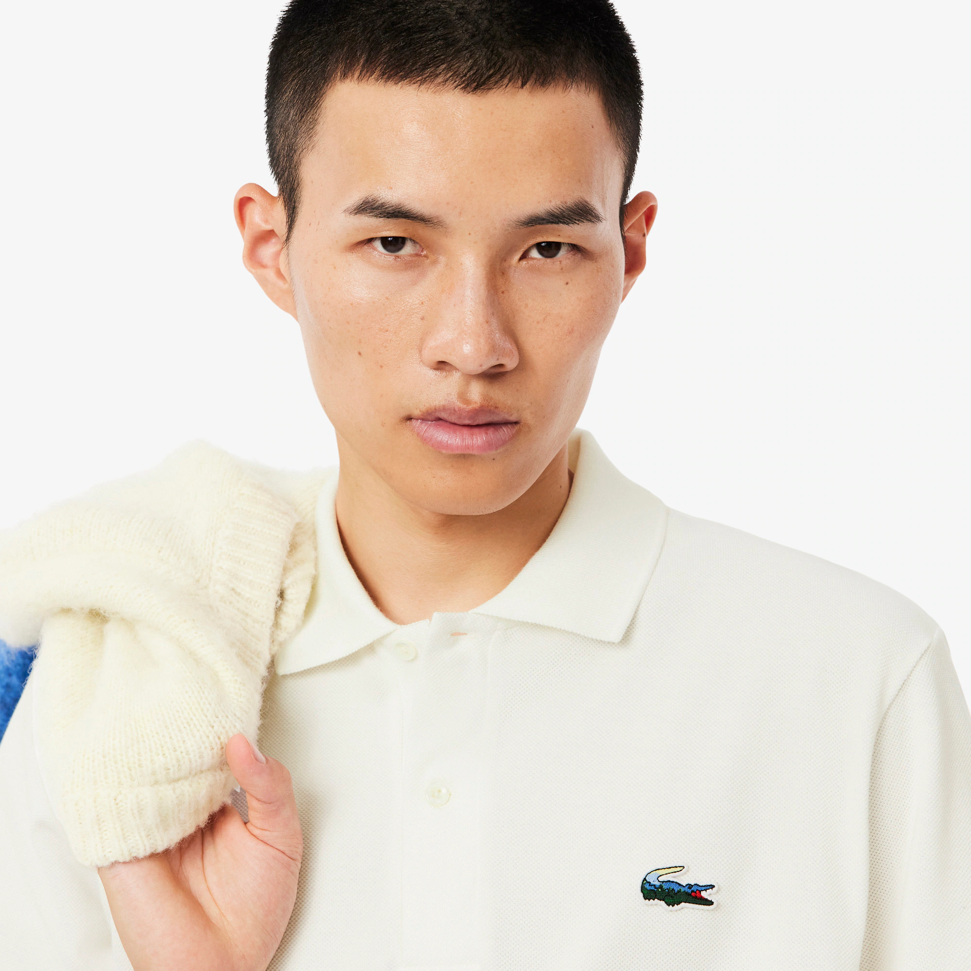 Men's Classic Fit Landscape Crocodile Piqué Polo