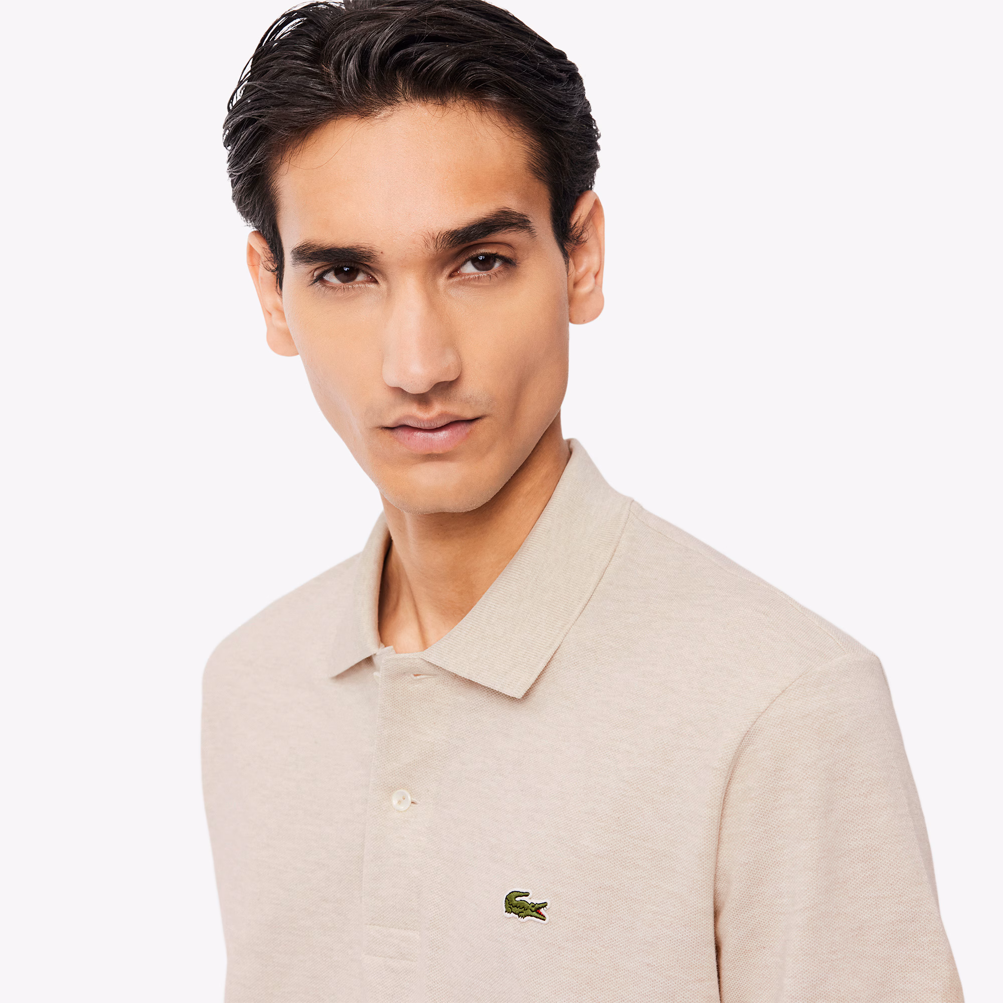Men's Classic Fit L.12.12 Heathered Polo
