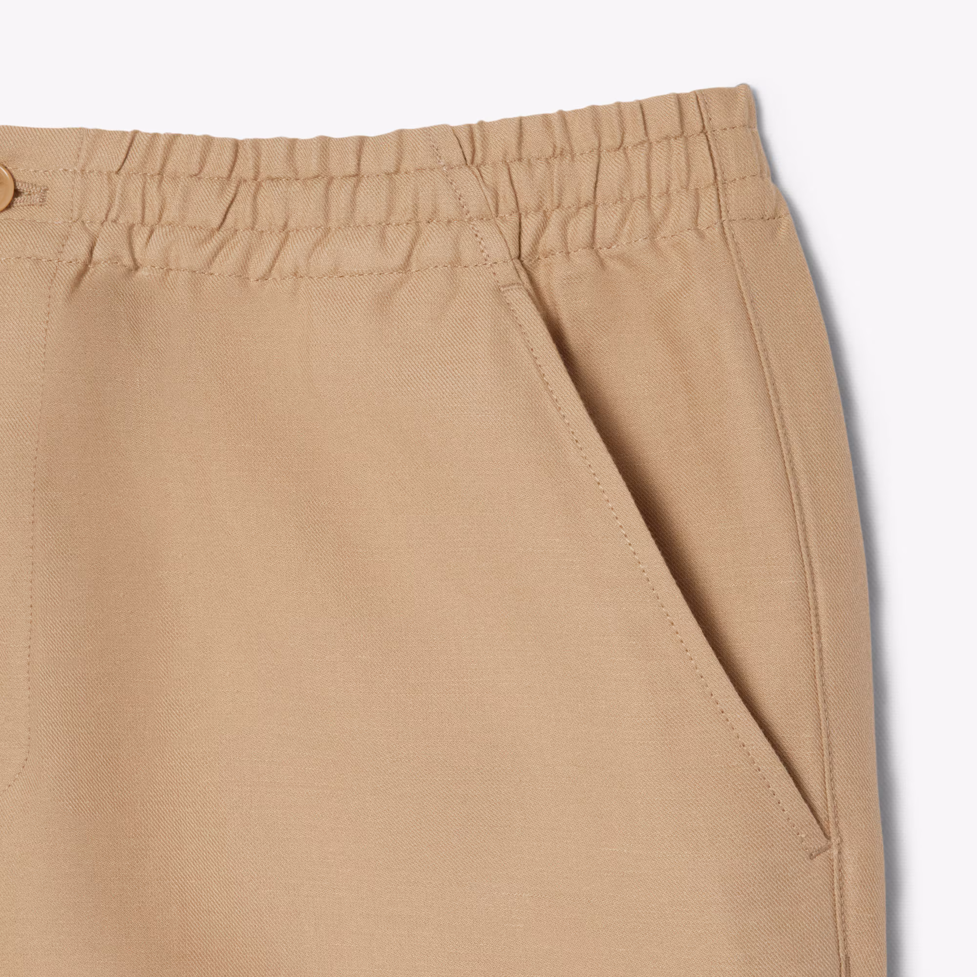 Men's Regular Fit Wool Blend Shorts