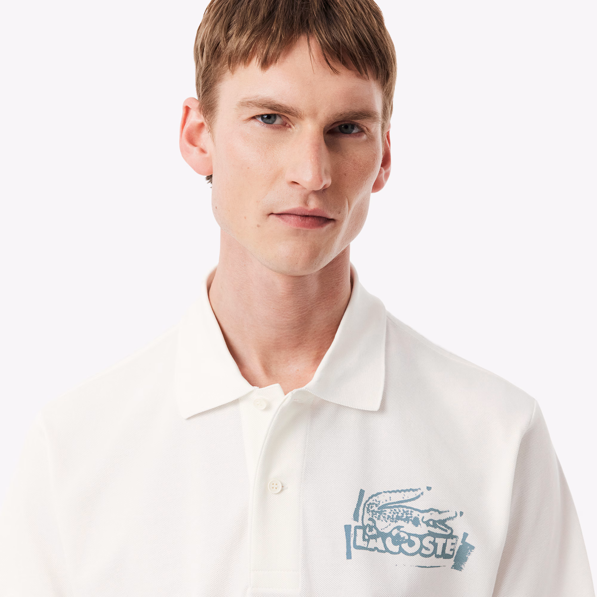 Men's Classic Fit Printed L.12.12 Polo