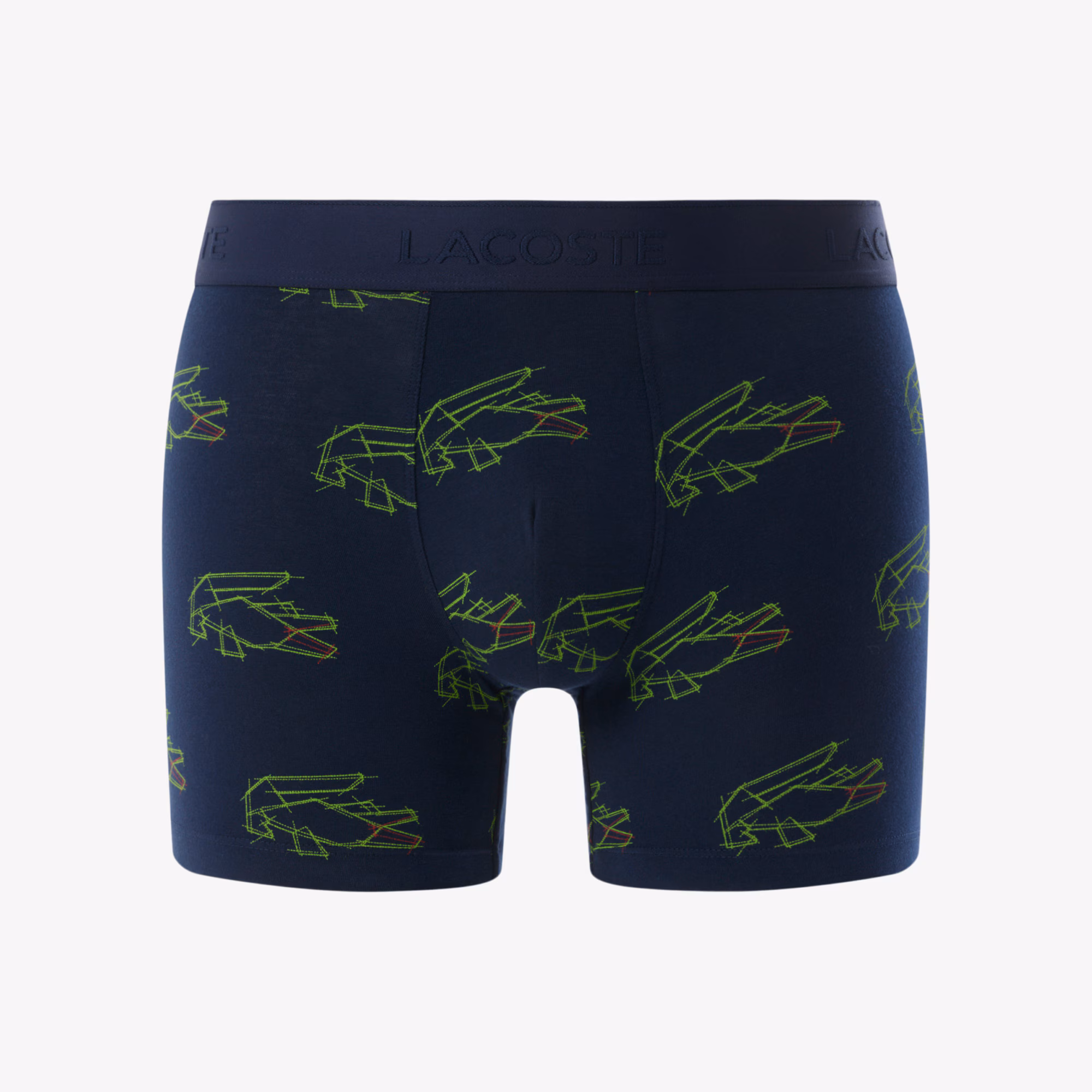 Men's Stretch Cotton Croc Print Boxer Briefs