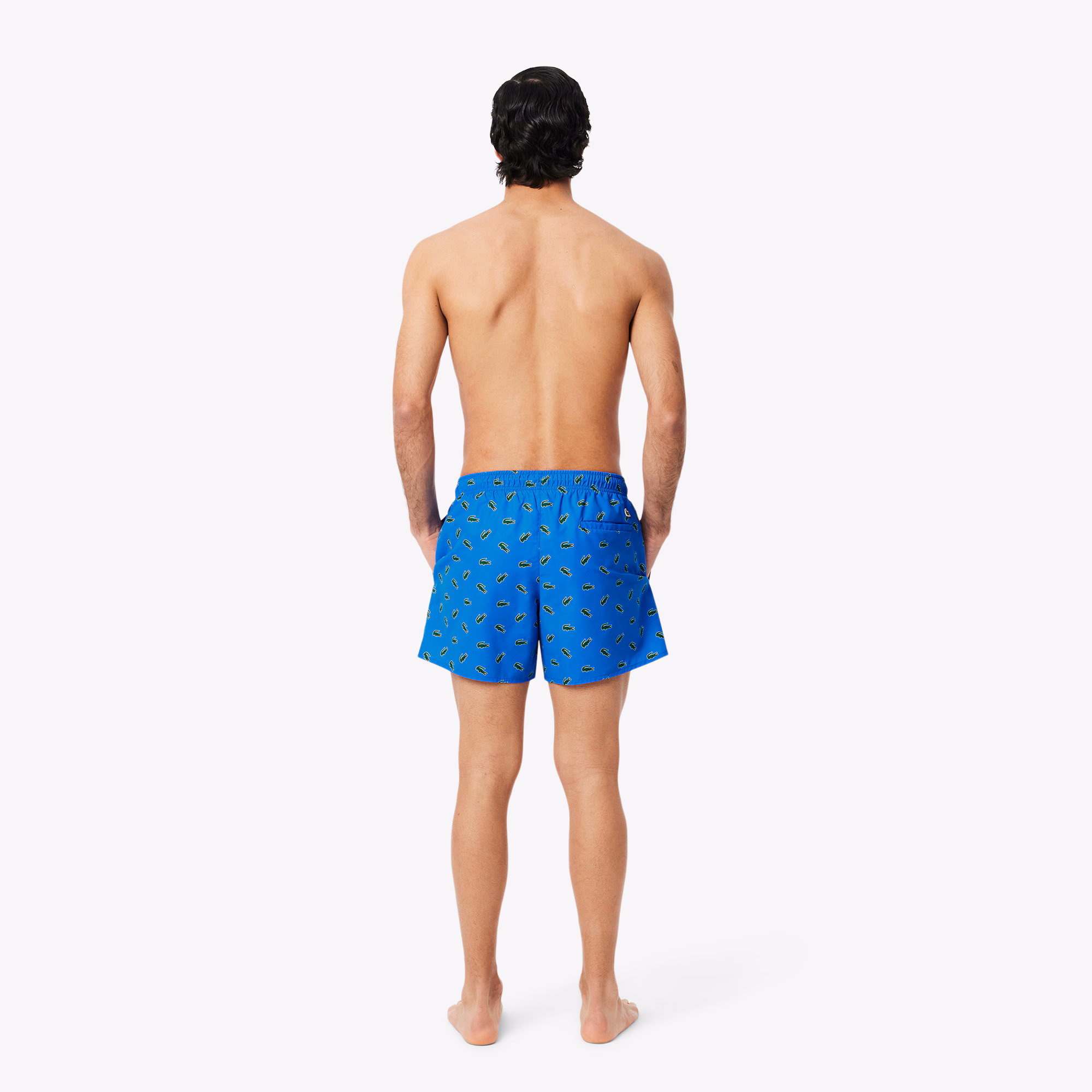 Men's Crocodile Print Swim Trunks