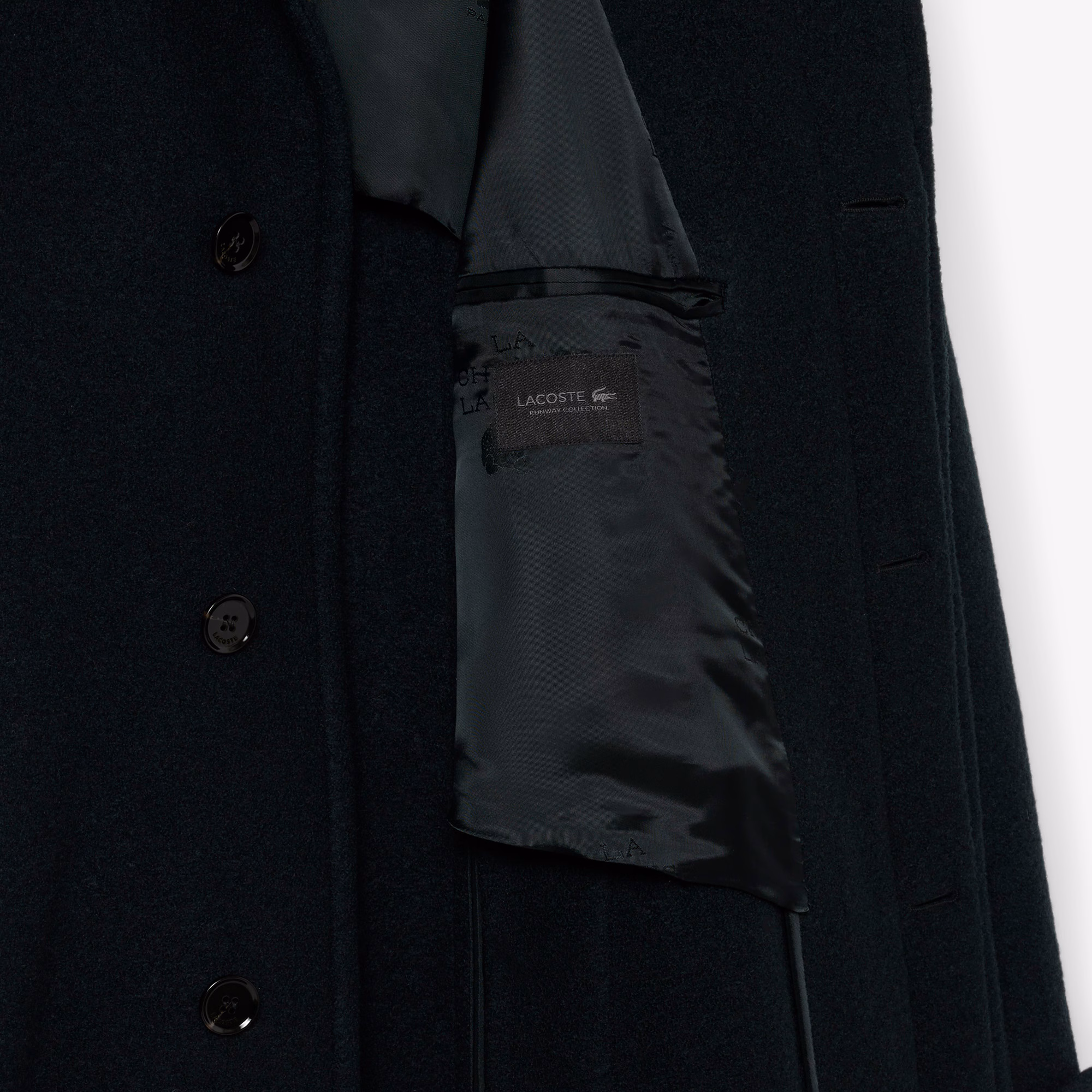 Runway Boiled Wool Coat