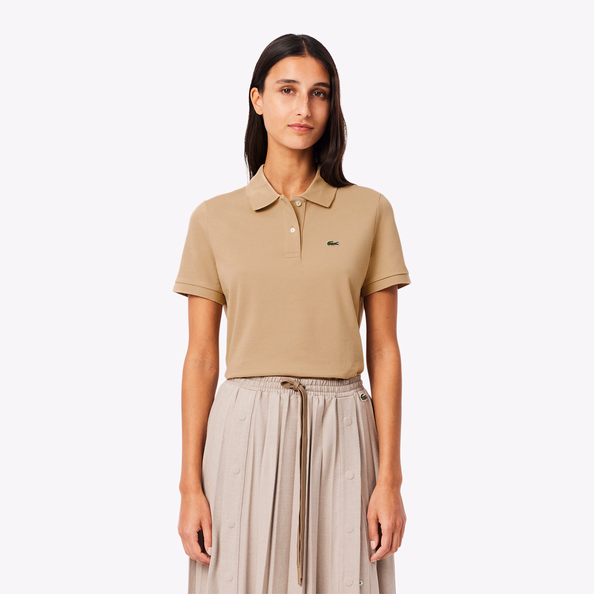 Women's Regular Fit Supple Petit Piqué Polo