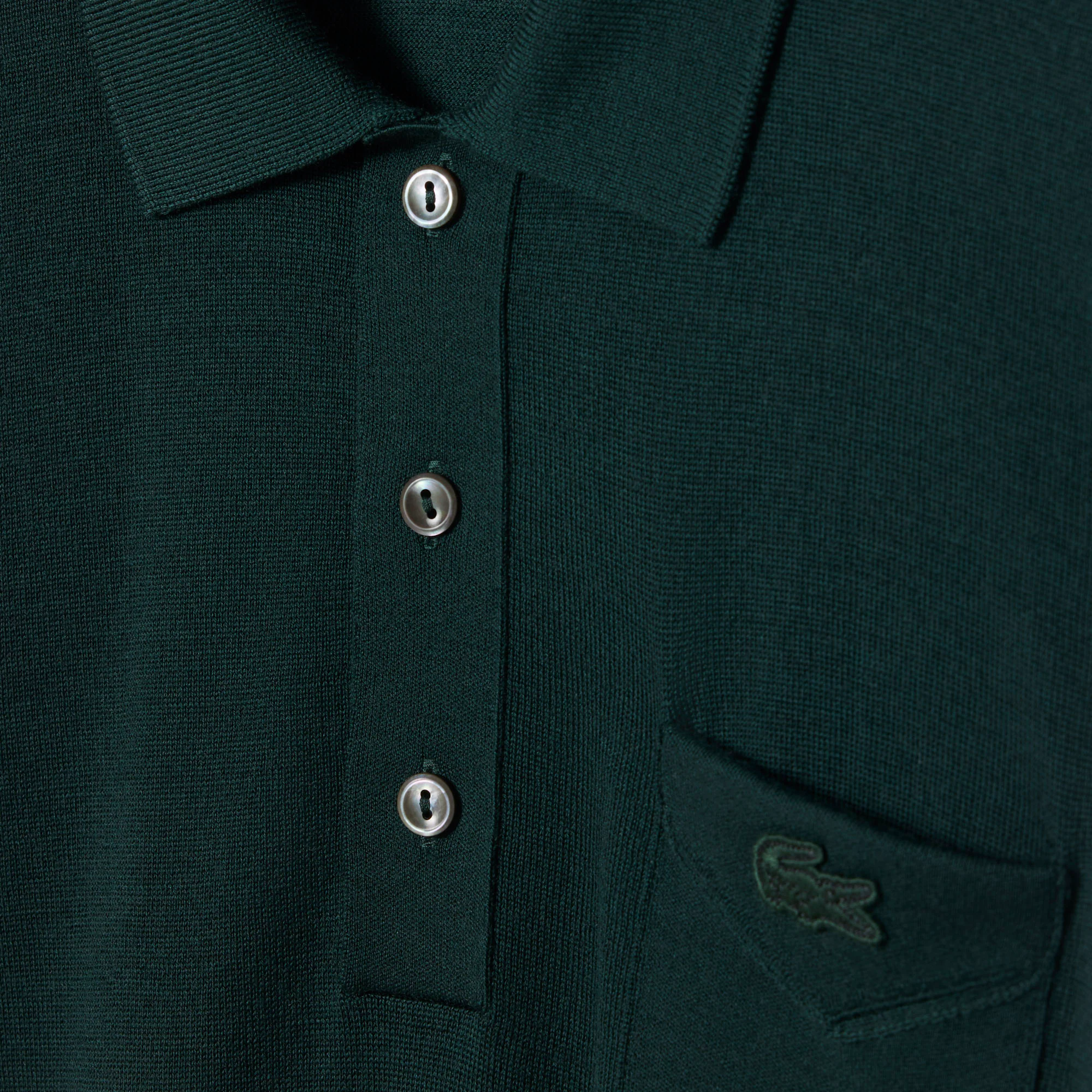 Runway Polo Collar Merino Wool Sweater