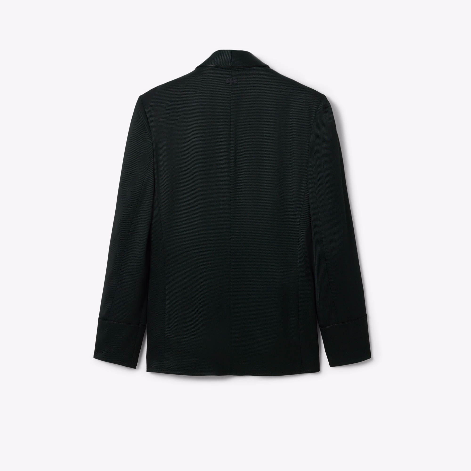 Runway Satin Shawl Neck Blazer