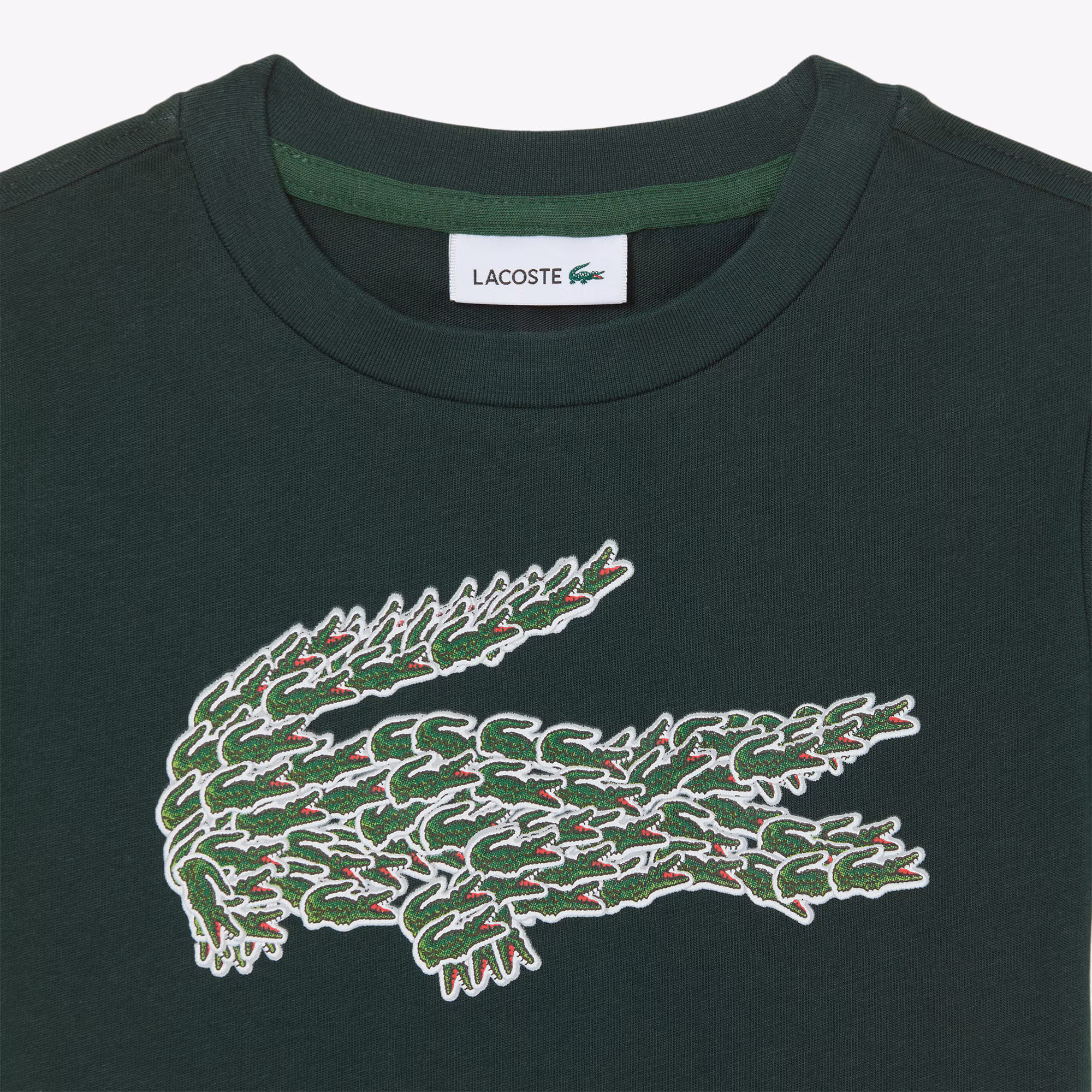 Boys' Crocodile Print Cotton T-Shirt
