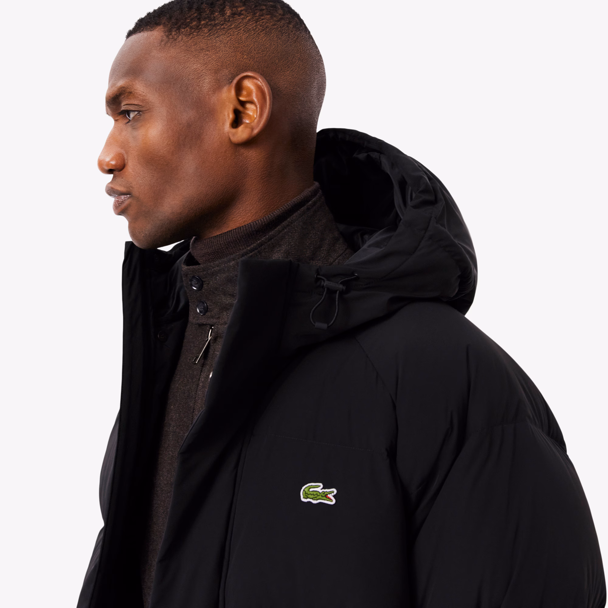 Men's Long Water-Repellent Down Jacket