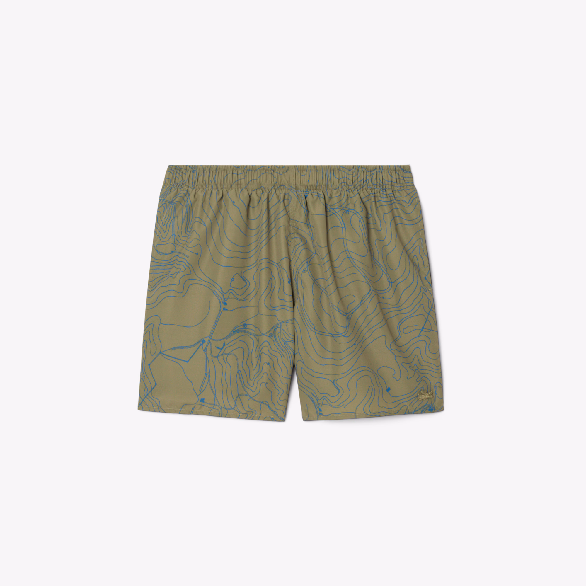 Men's Mid-Length Print Swim Trunks