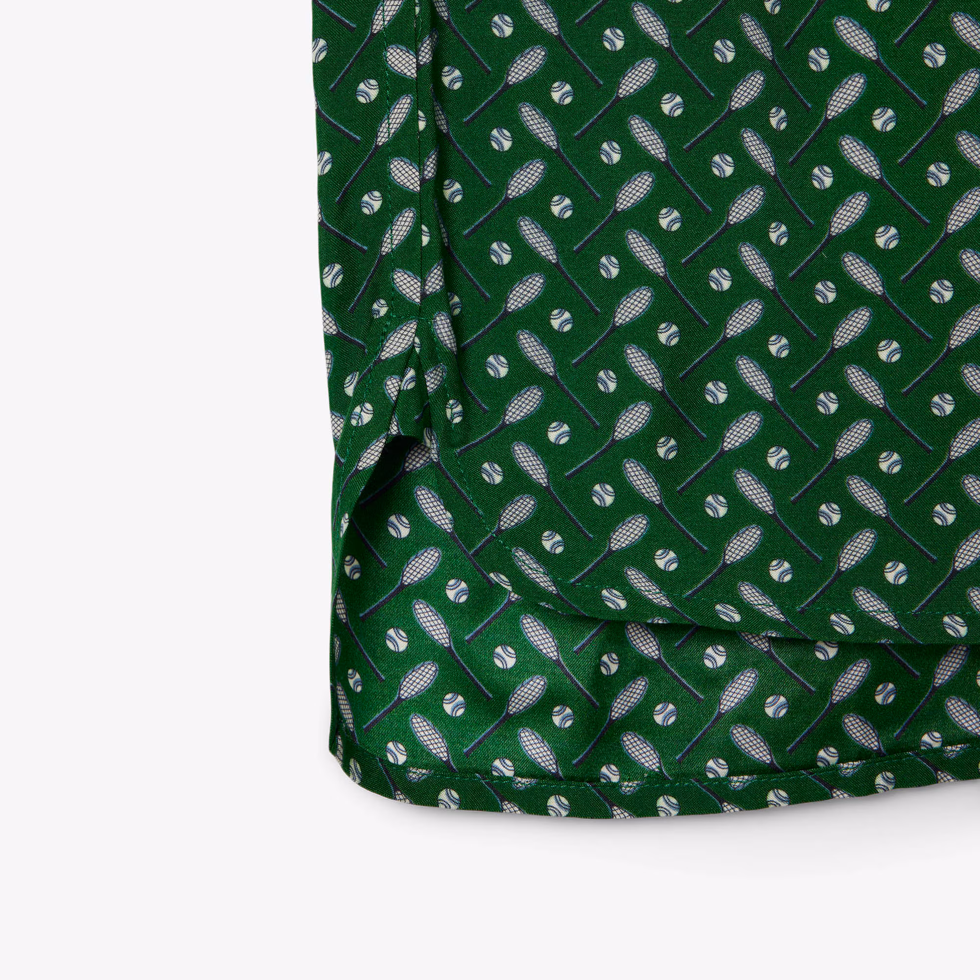 Runway Regular Fit Printed Satin Shirt