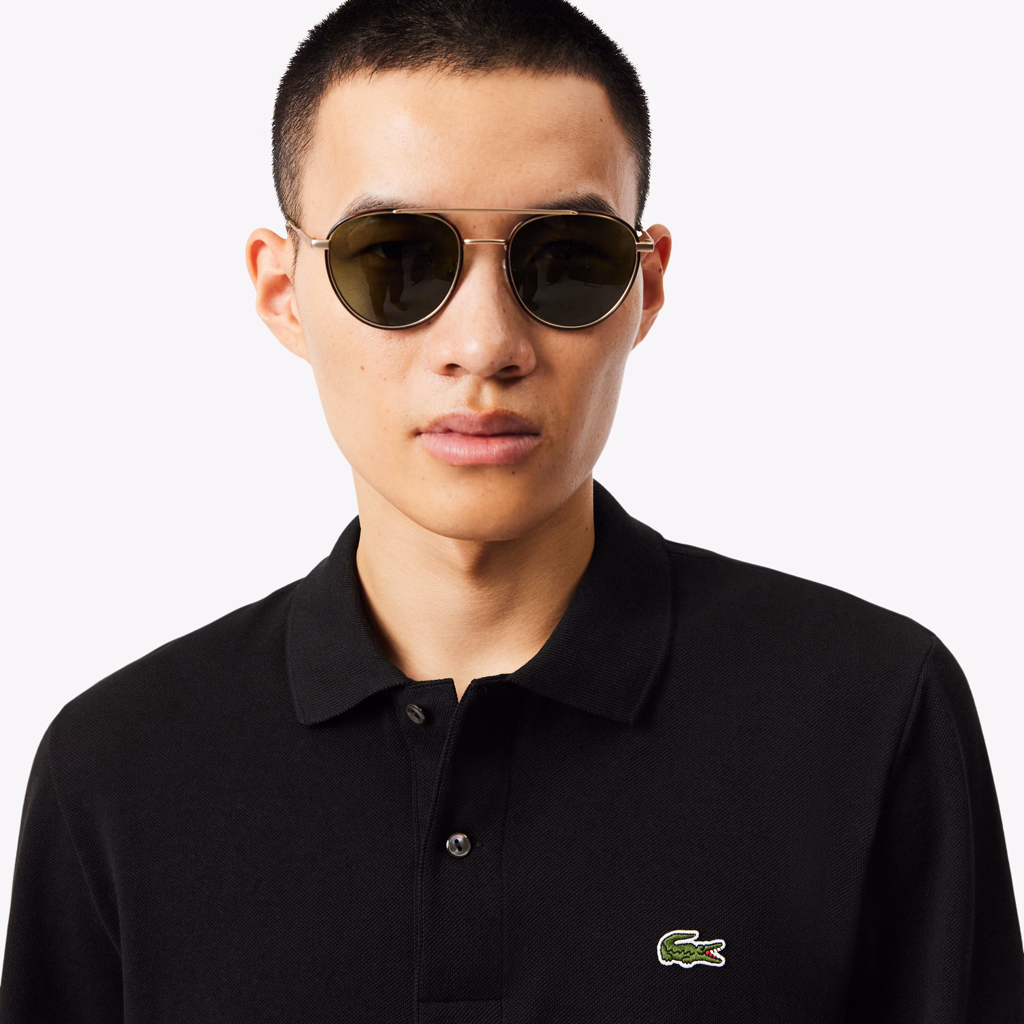 Men's Classic Fit Long Sleeve L.12.12 Polo