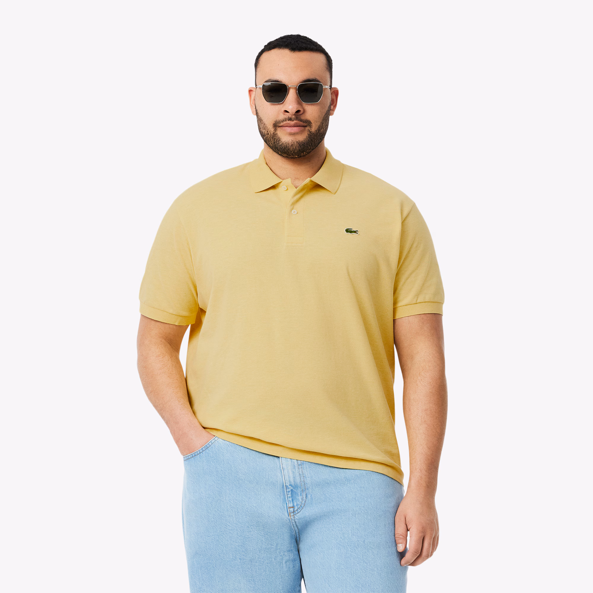 Men's Classic Fit L.12.12 Heathered Polo
