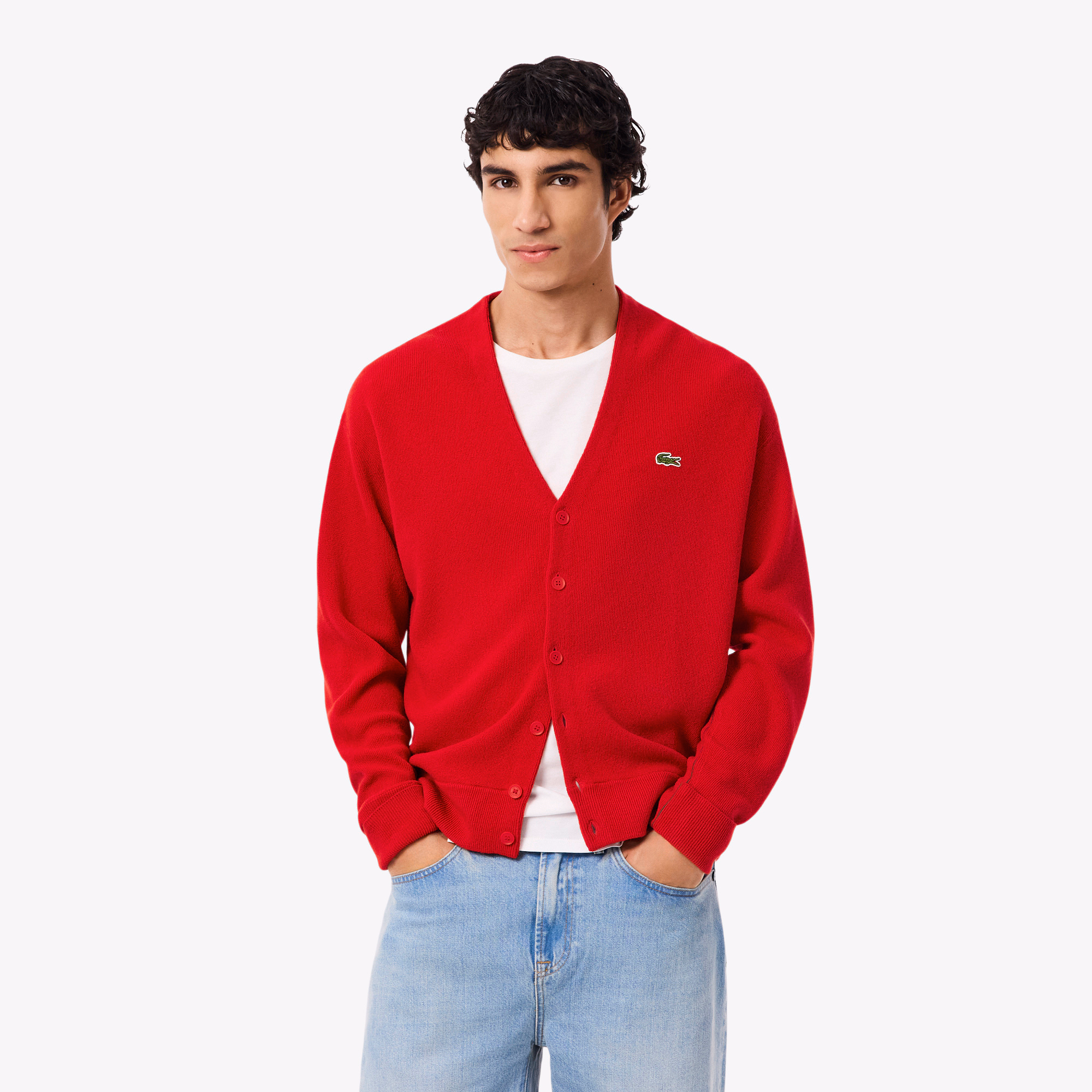 Men's Relaxed Fit Wool Cardigan